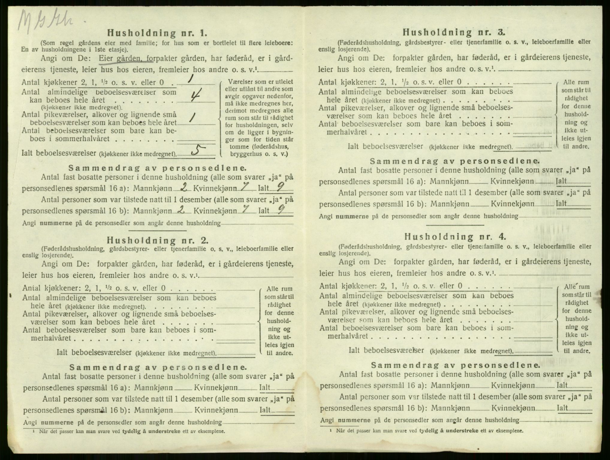 SAKO, 1920 census for Våle, 1920, p. 508