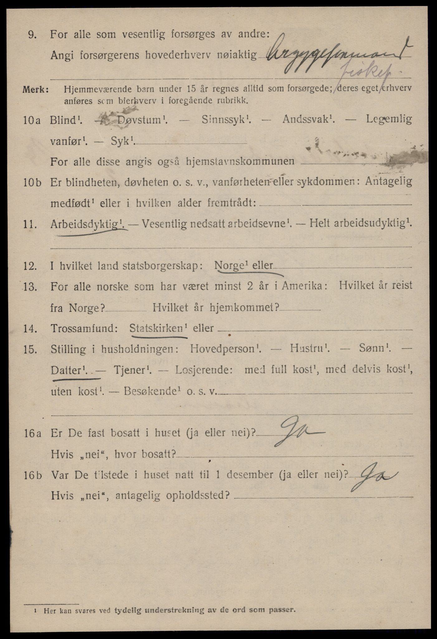 SAT, 1920 census for Ålesund, 1920, p. 43241