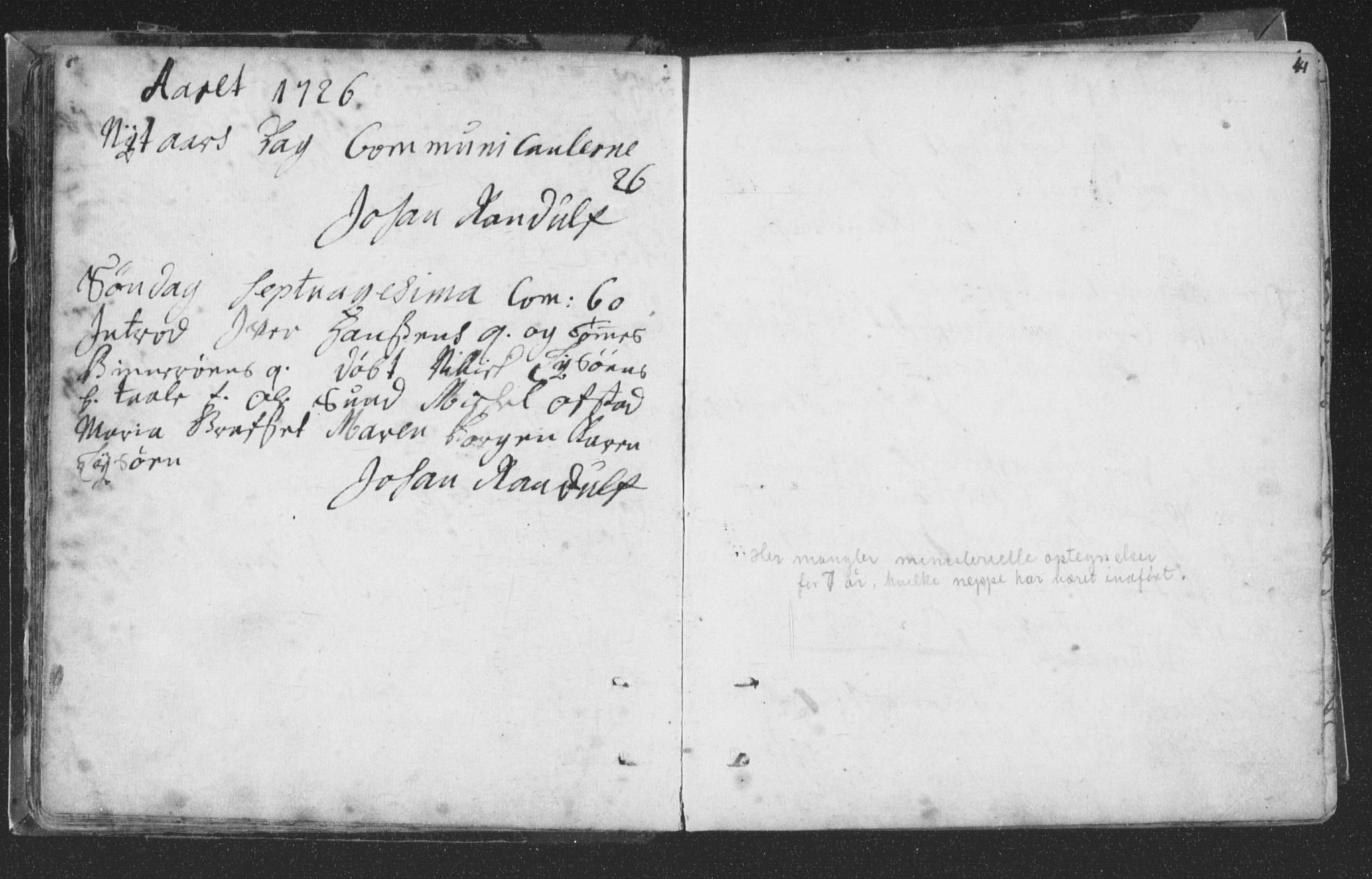Ministerialprotokoller, klokkerbøker og fødselsregistre - Nord-Trøndelag, SAT/A-1458/786/L0685: Parish register (official) no. 786A01, 1710-1798, p. 41