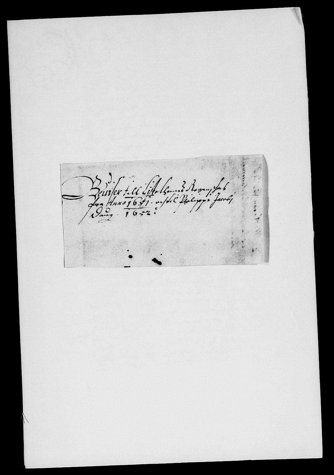 Rentekammeret inntil 1814, Reviderte regnskaper, Lensregnskaper, AV/RA-EA-5023/R/Rb/Rbr/L0019: Lista len, 1650-1653