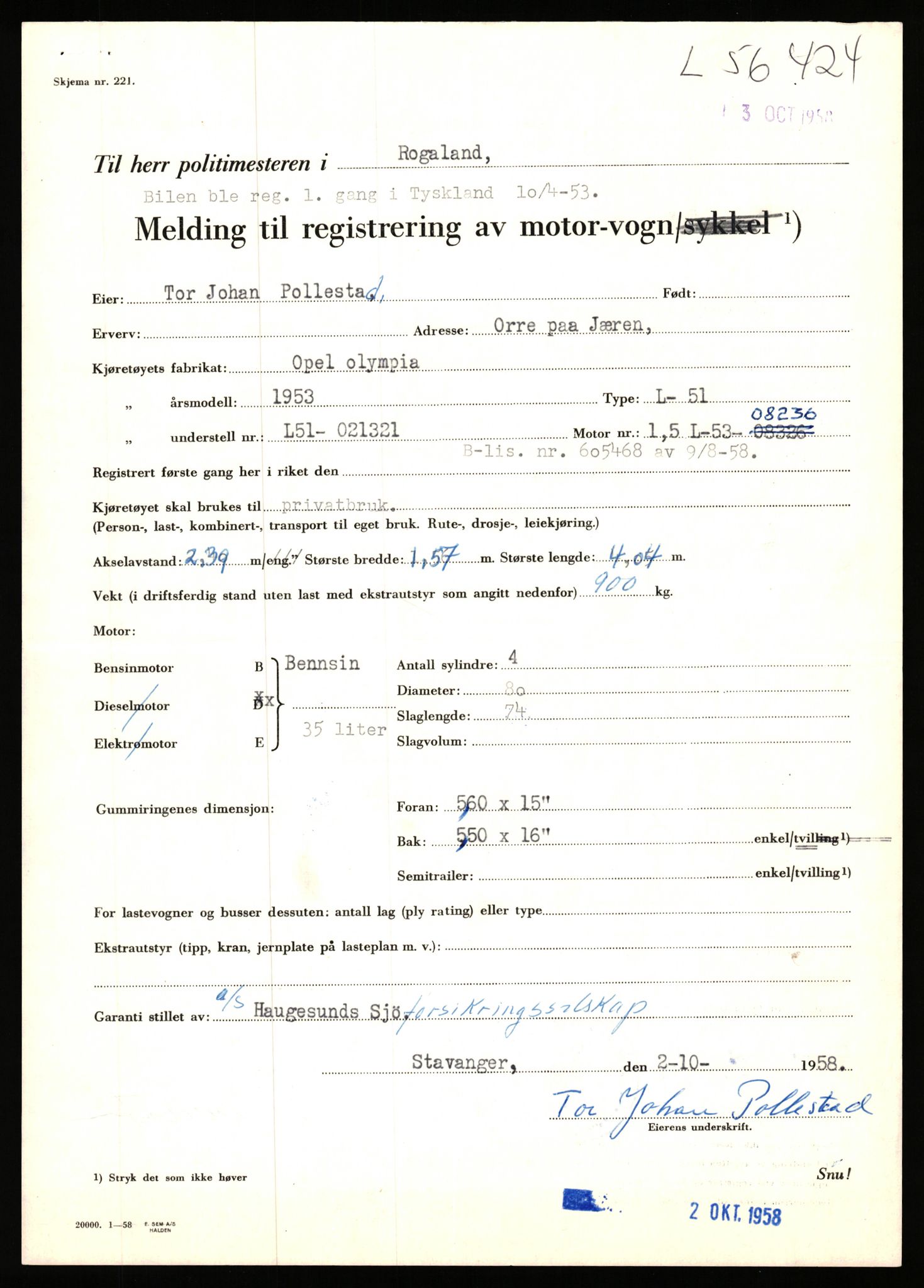 Stavanger trafikkstasjon, AV/SAST-A-101942/0/F/L0055: L-55700 - L-56499, 1930-1971, p. 1879