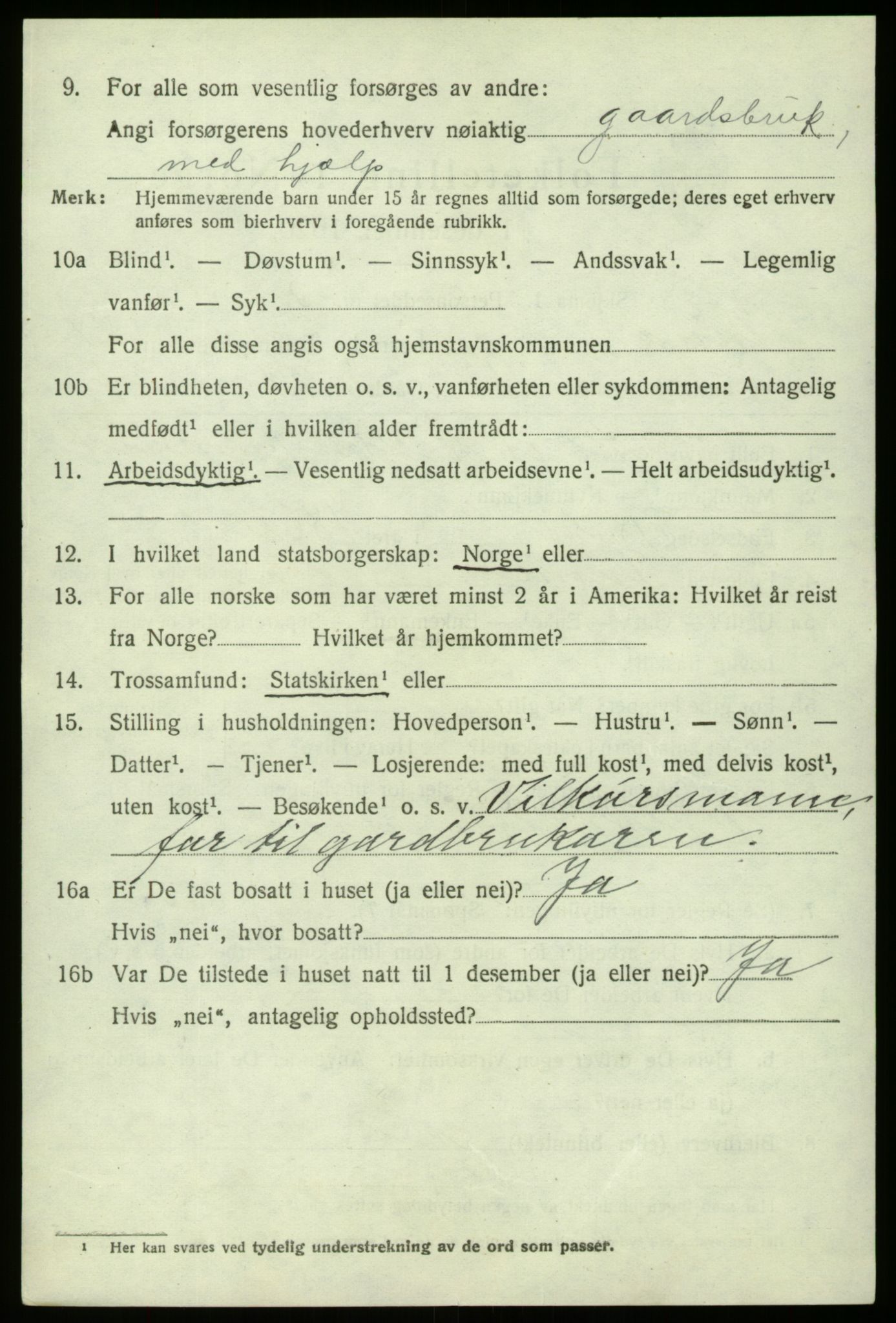 SAB, 1920 census for Fana, 1920, p. 24724