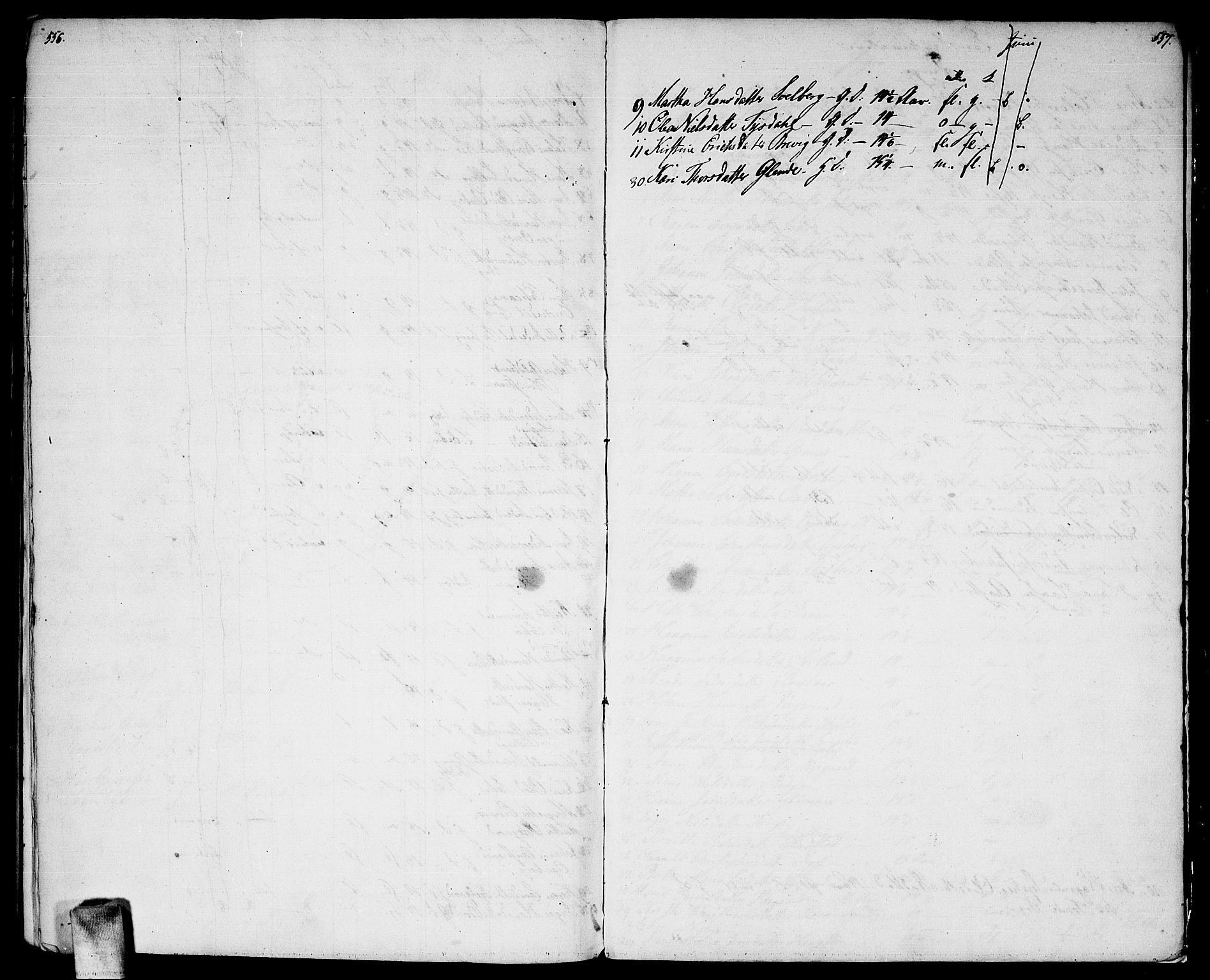 Enebakk prestekontor Kirkebøker, SAO/A-10171c/F/Fa/L0004: Parish register (official) no. I 4, 1806-1854, p. 556-557
