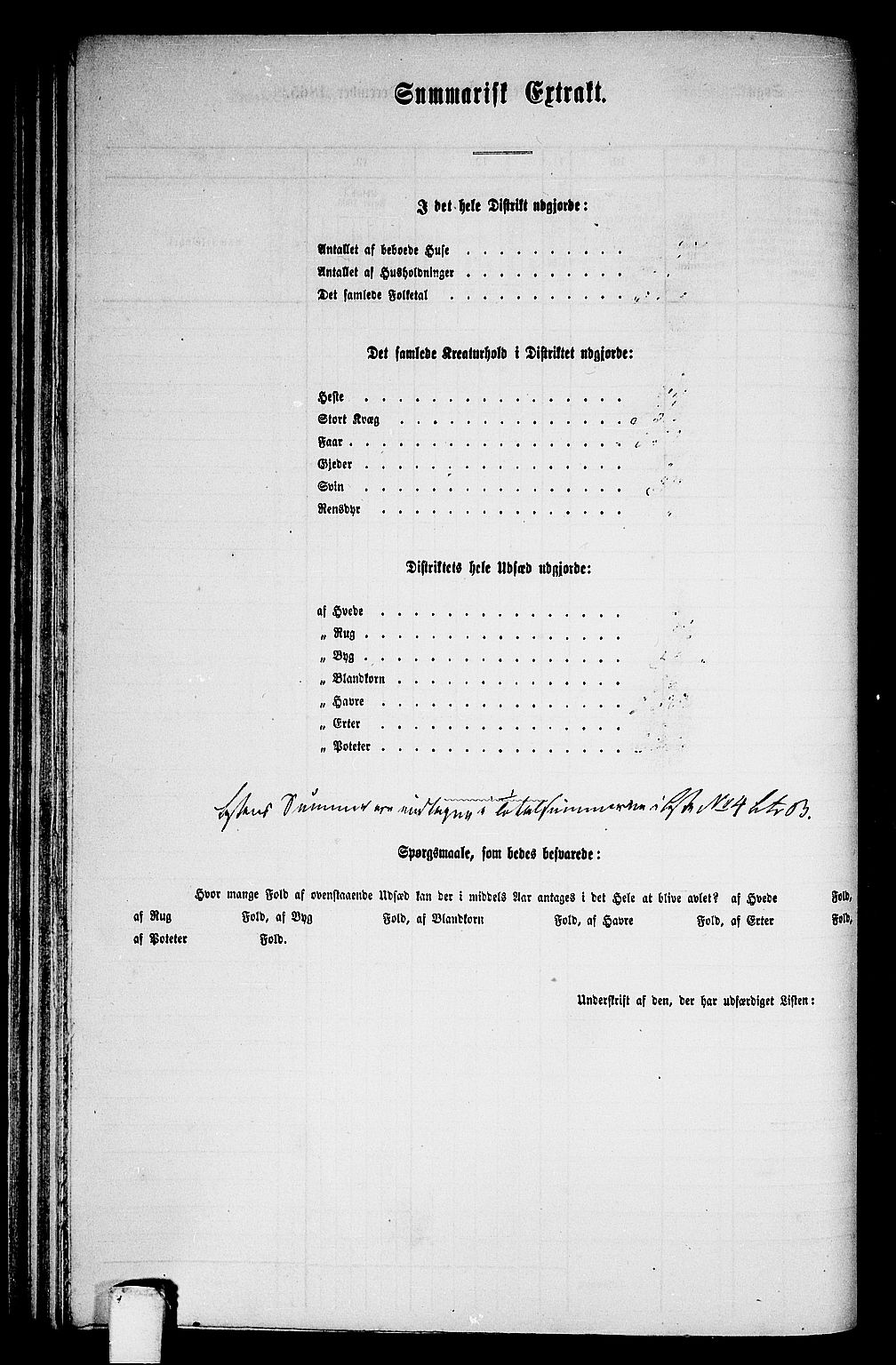 RA, 1865 census for Meldal, 1865, p. 99