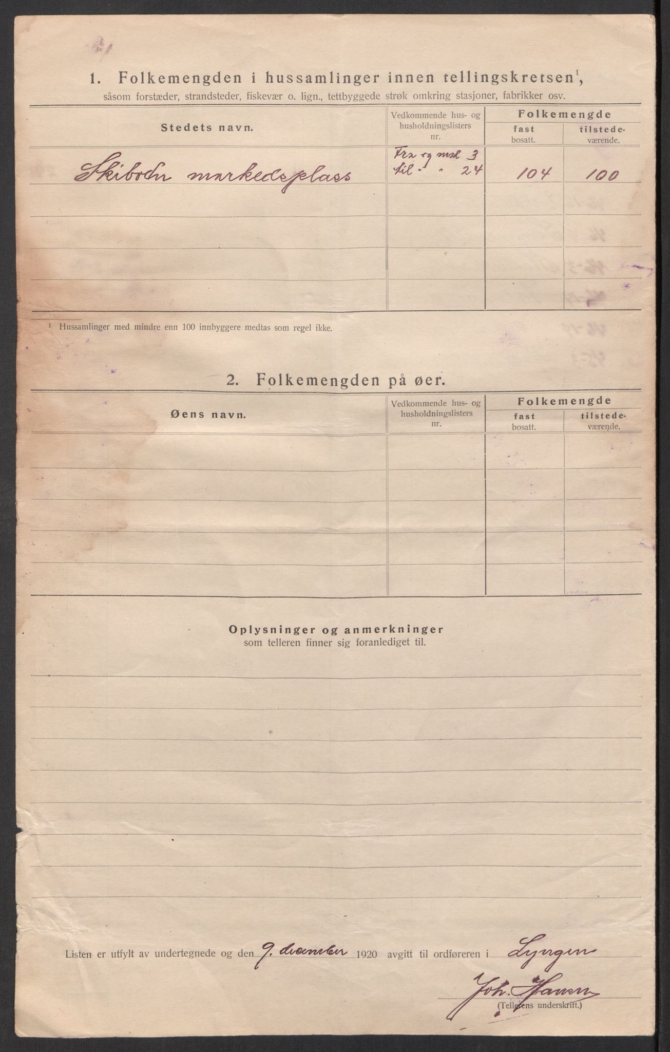 SATØ, 1920 census for Lyngen, 1920, p. 27
