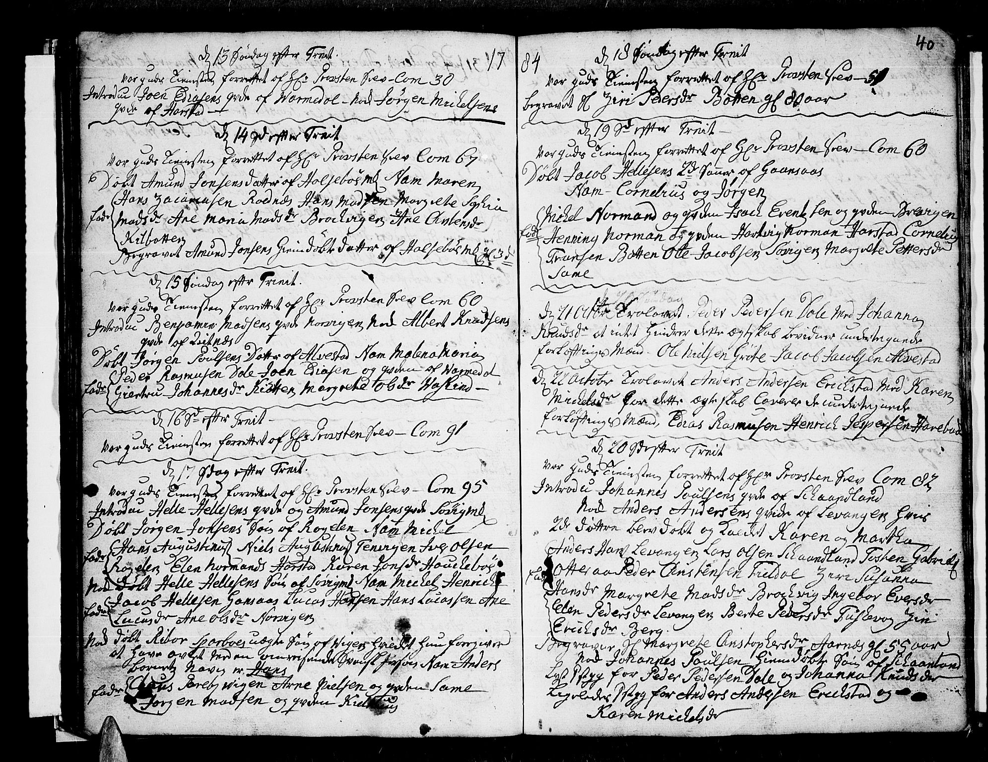 Trondenes sokneprestkontor, SATØ/S-1319/H/Hb/L0001klokker: Parish register (copy) no. 1, 1779-1794, p. 40