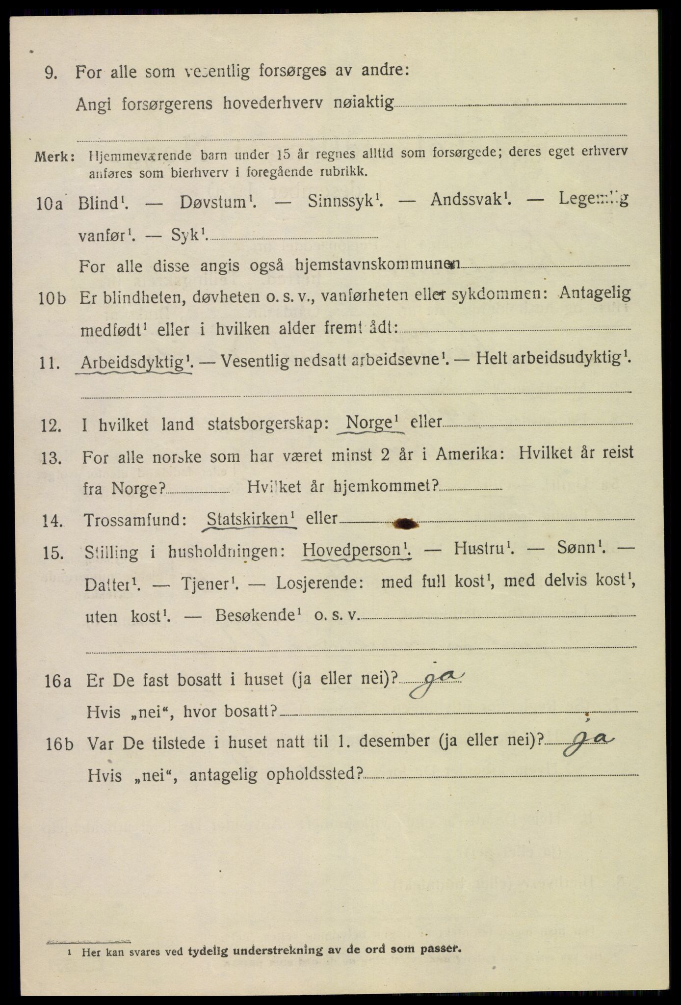SAKO, 1920 census for Fredriksvern, 1920, p. 986