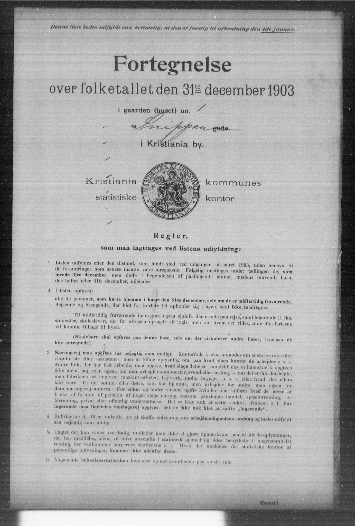 OBA, Municipal Census 1903 for Kristiania, 1903, p. 18776
