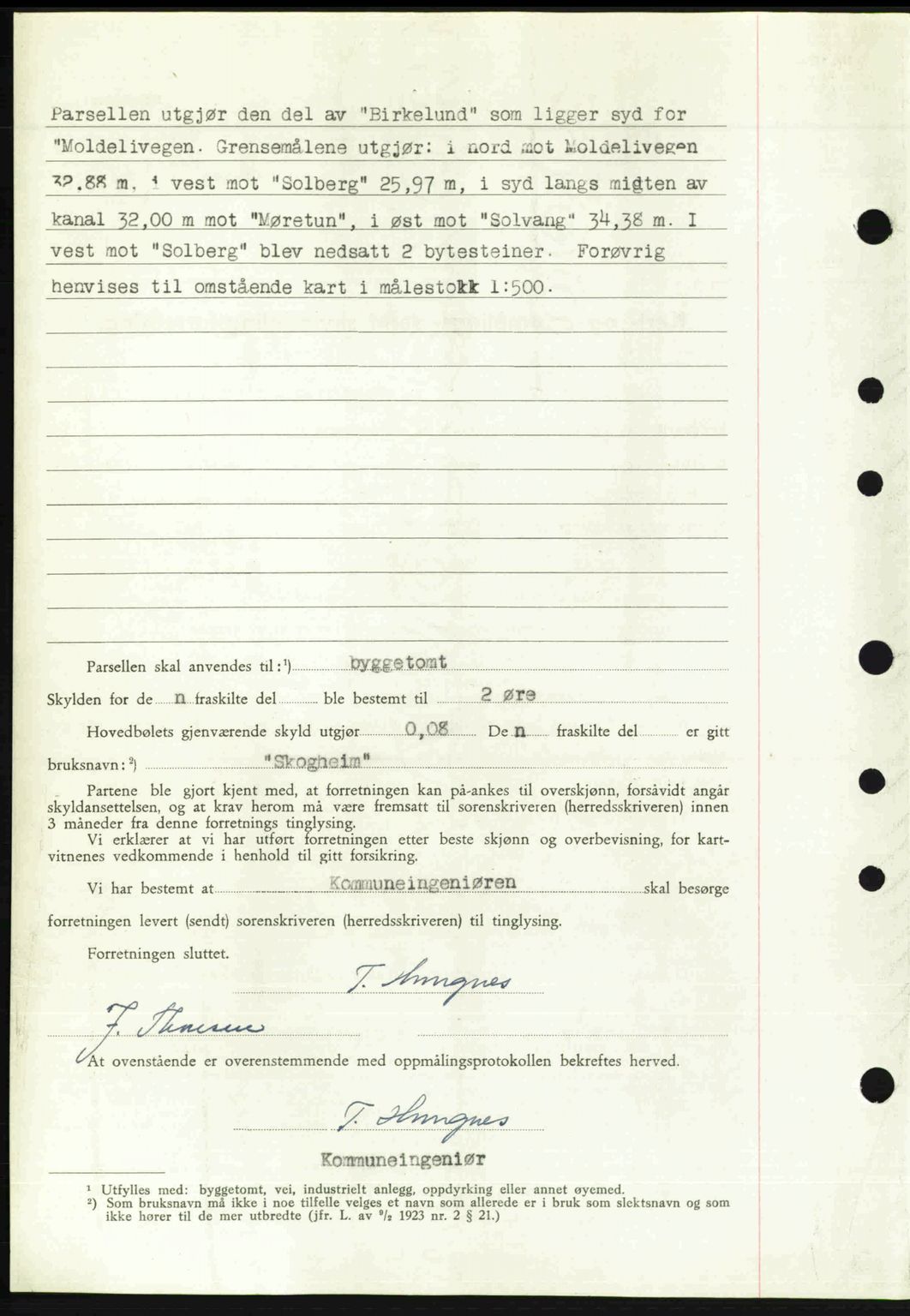 Romsdal sorenskriveri, SAT/A-4149/1/2/2C: Mortgage book no. A19, 1946-1946, Diary no: : 680/1946