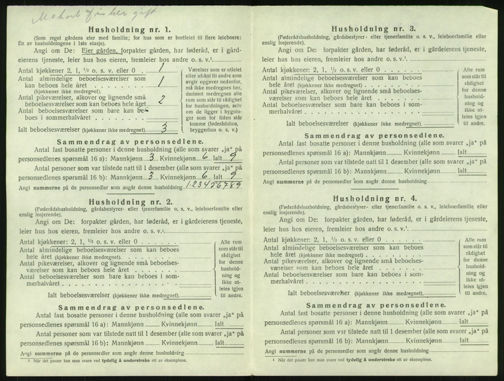 SAT, 1920 census for Borge, 1920, p. 270