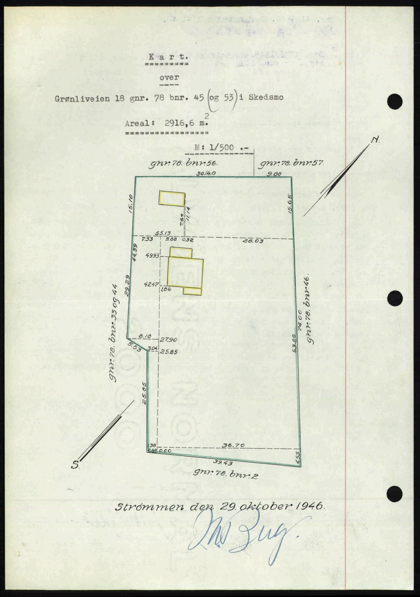 Nedre Romerike sorenskriveri, AV/SAO-A-10469/G/Gb/Gbd/L0017: Mortgage book no. 17, 1946-1946, Diary no: : 4193/1946