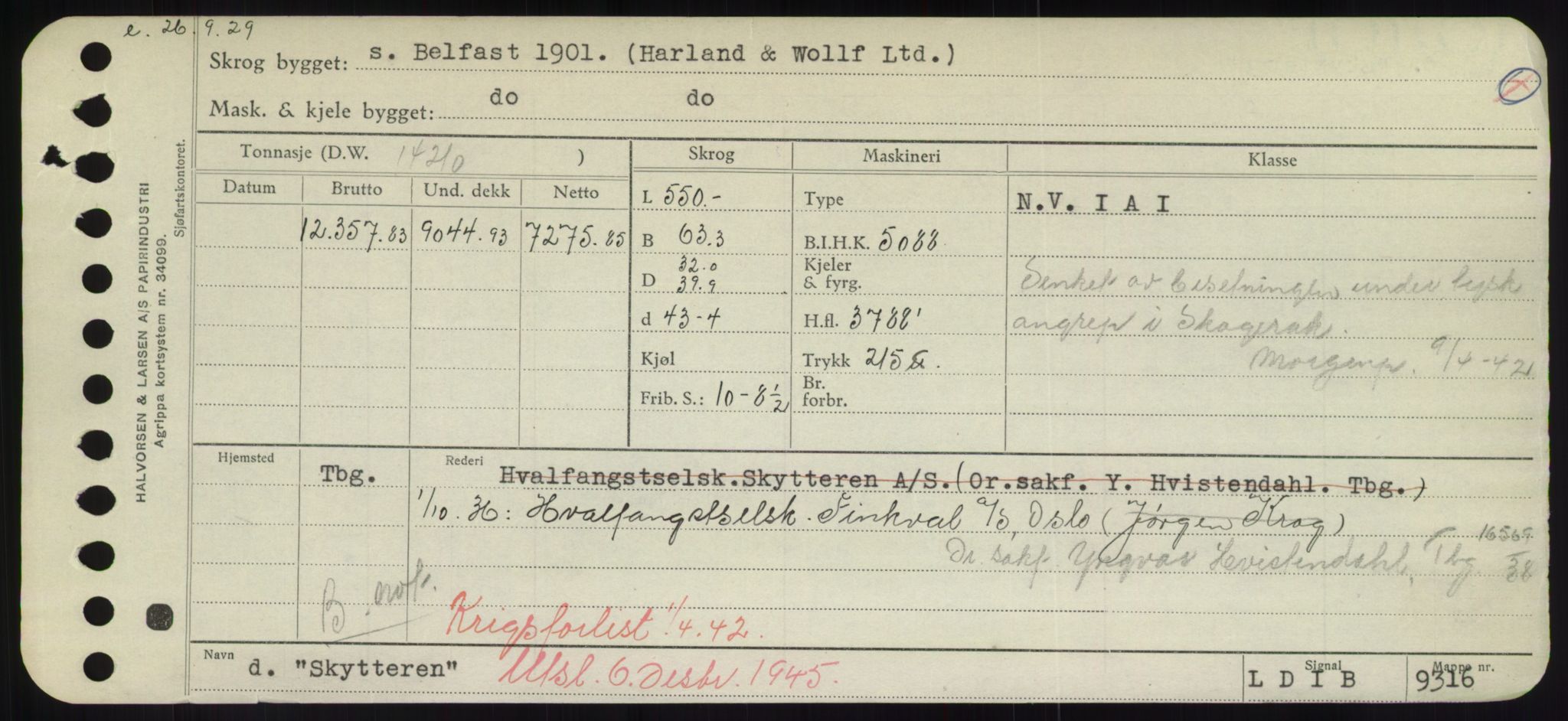 Sjøfartsdirektoratet med forløpere, Skipsmålingen, RA/S-1627/H/Hd/L0034: Fartøy, Sk-Slå, p. 323