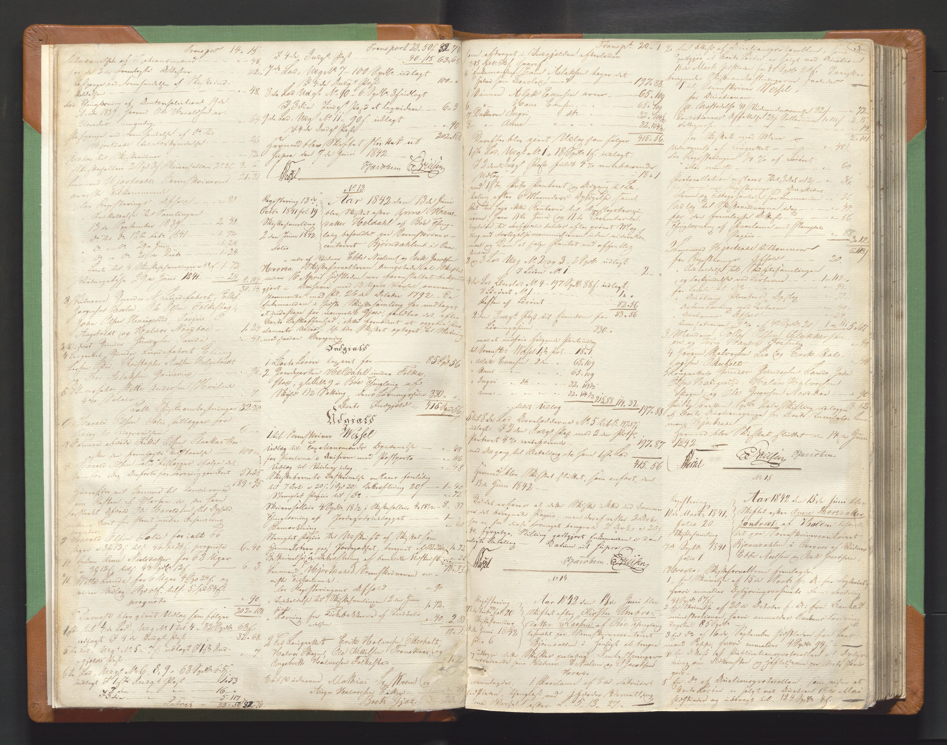 Nedre Telemark sorenskriveri, AV/SAKO-A-135/H/Hb/Hbe/L0001: Skifteutlodningsprotokoll, 1842-1857, p. 4b-5a