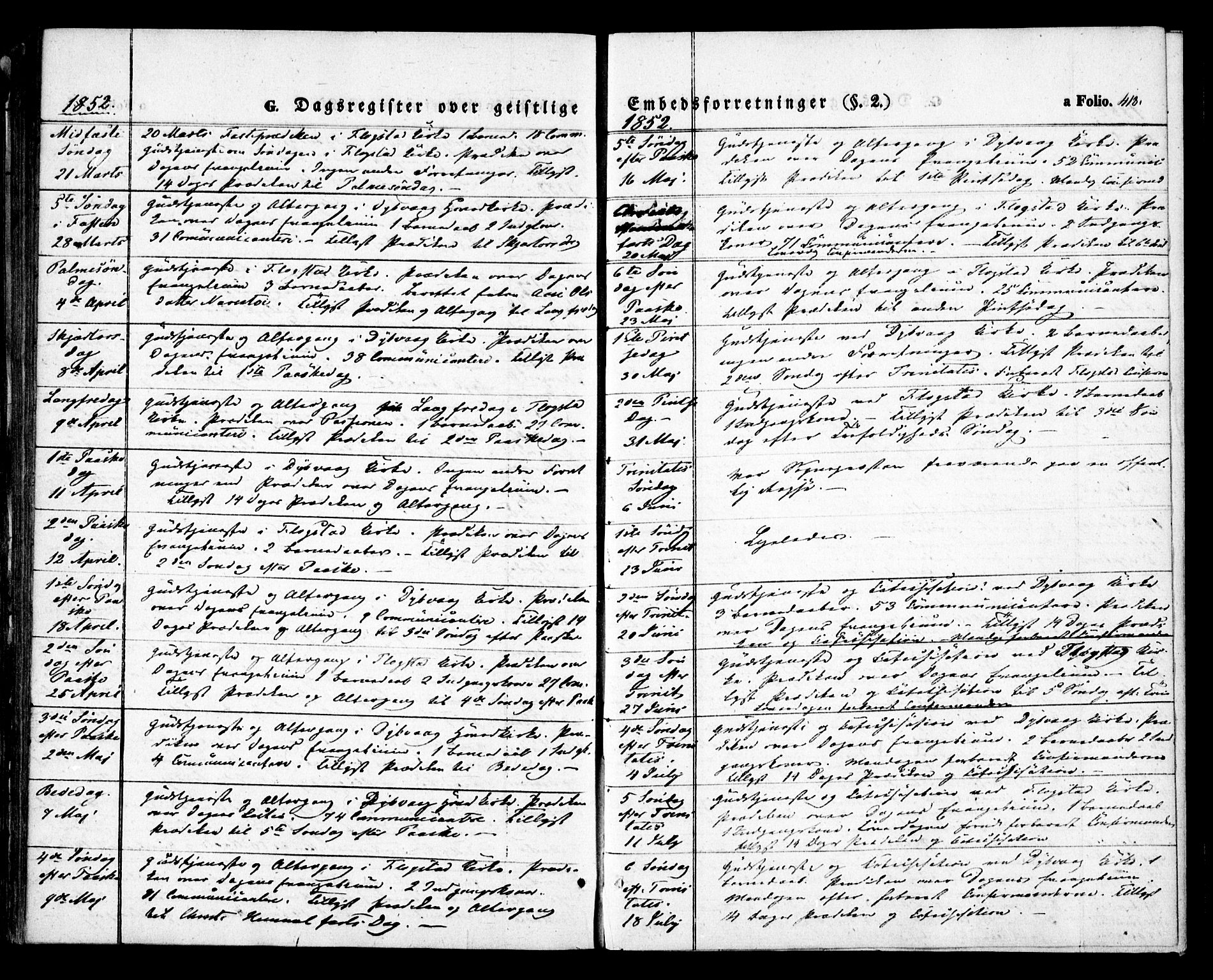 Dypvåg sokneprestkontor, AV/SAK-1111-0007/F/Fa/Faa/L0005: Parish register (official) no. A 5, 1841-1854, p. 418