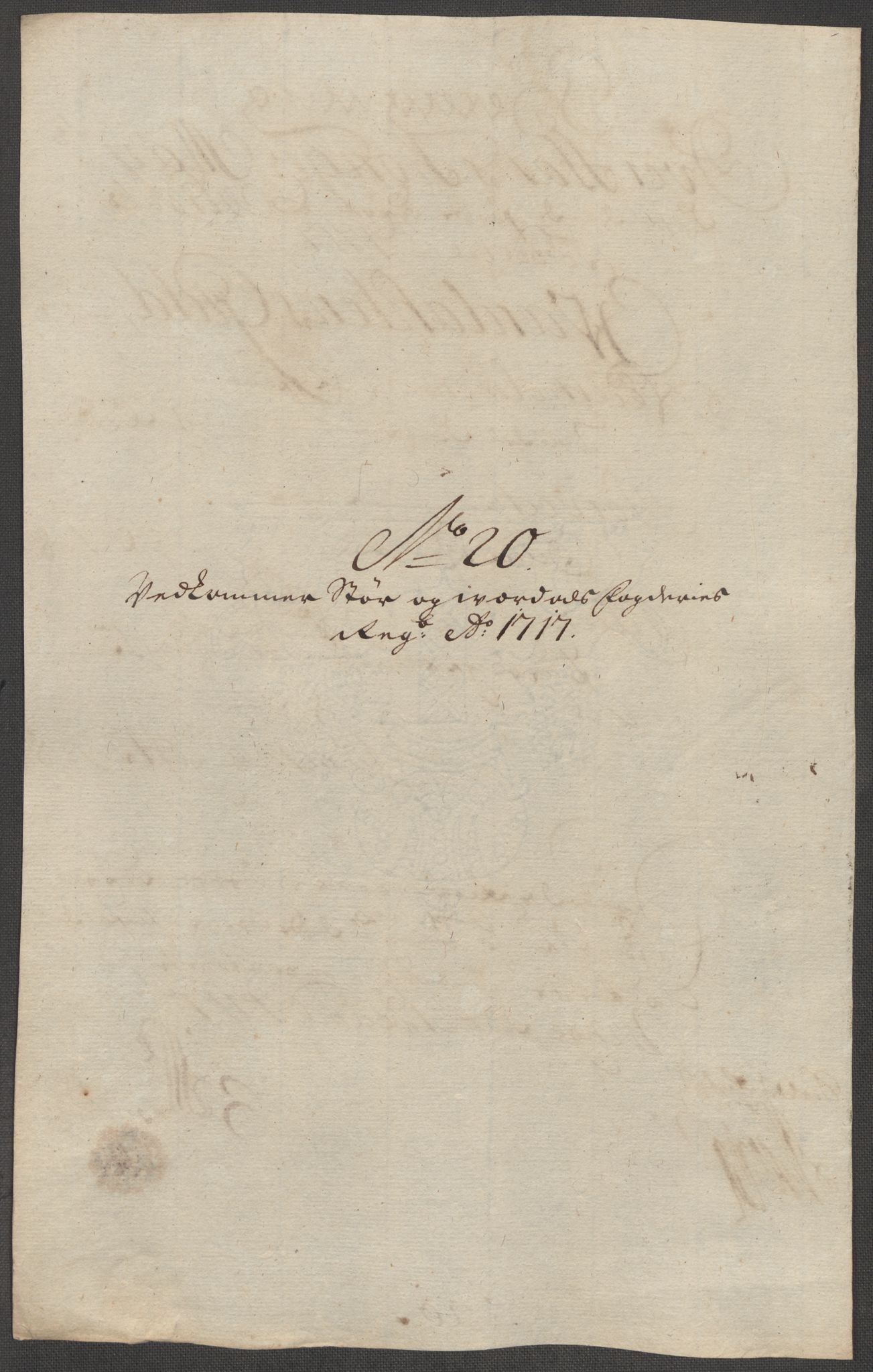 Rentekammeret inntil 1814, Reviderte regnskaper, Fogderegnskap, RA/EA-4092/R62/L4207: Fogderegnskap Stjørdal og Verdal, 1717, p. 223