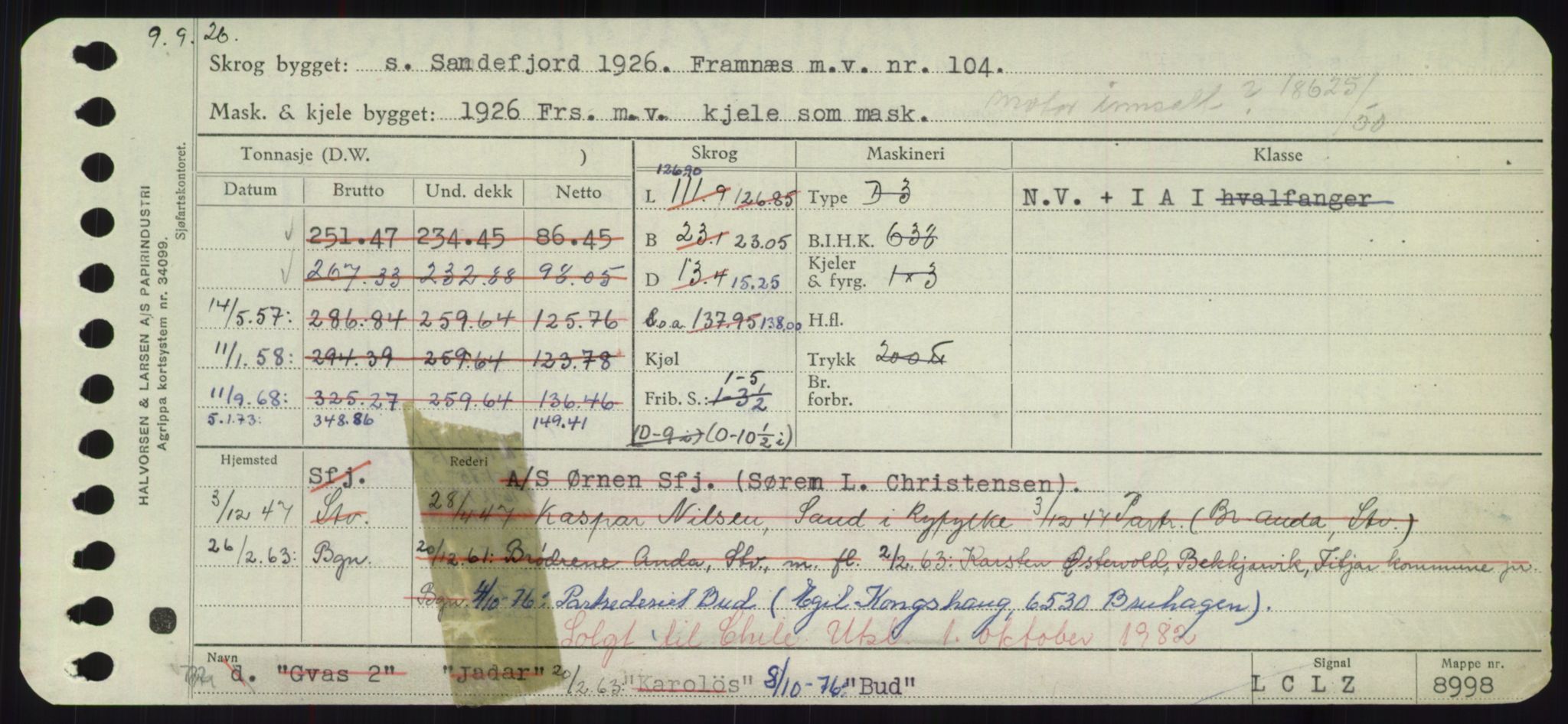 Sjøfartsdirektoratet med forløpere, Skipsmålingen, AV/RA-S-1627/H/Hd/L0005: Fartøy, Br-Byg, p. 541