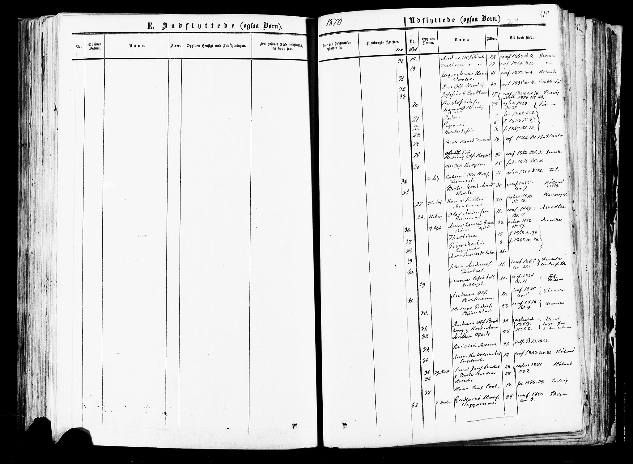 Aurskog prestekontor Kirkebøker, AV/SAO-A-10304a/F/Fa/L0007: Parish register (official) no. I 7, 1854-1877, p. 315