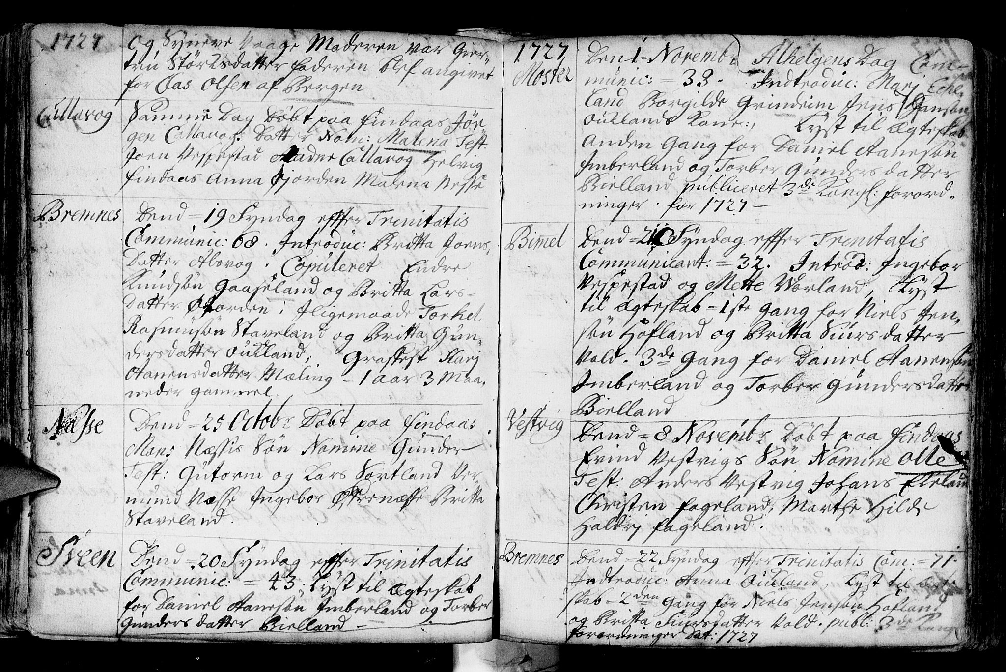 Finnås sokneprestembete, AV/SAB-A-99925/H/Ha/Haa/Haaa/L0001: Parish register (official) no. A 1, 1718-1744, p. 79