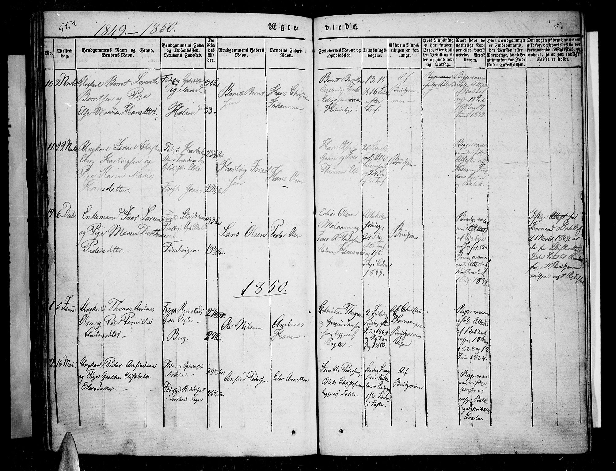 Kvæfjord sokneprestkontor, SATØ/S-1323/G/Ga/Gaa/L0003kirke: Parish register (official) no. 3, 1830-1857, p. 552