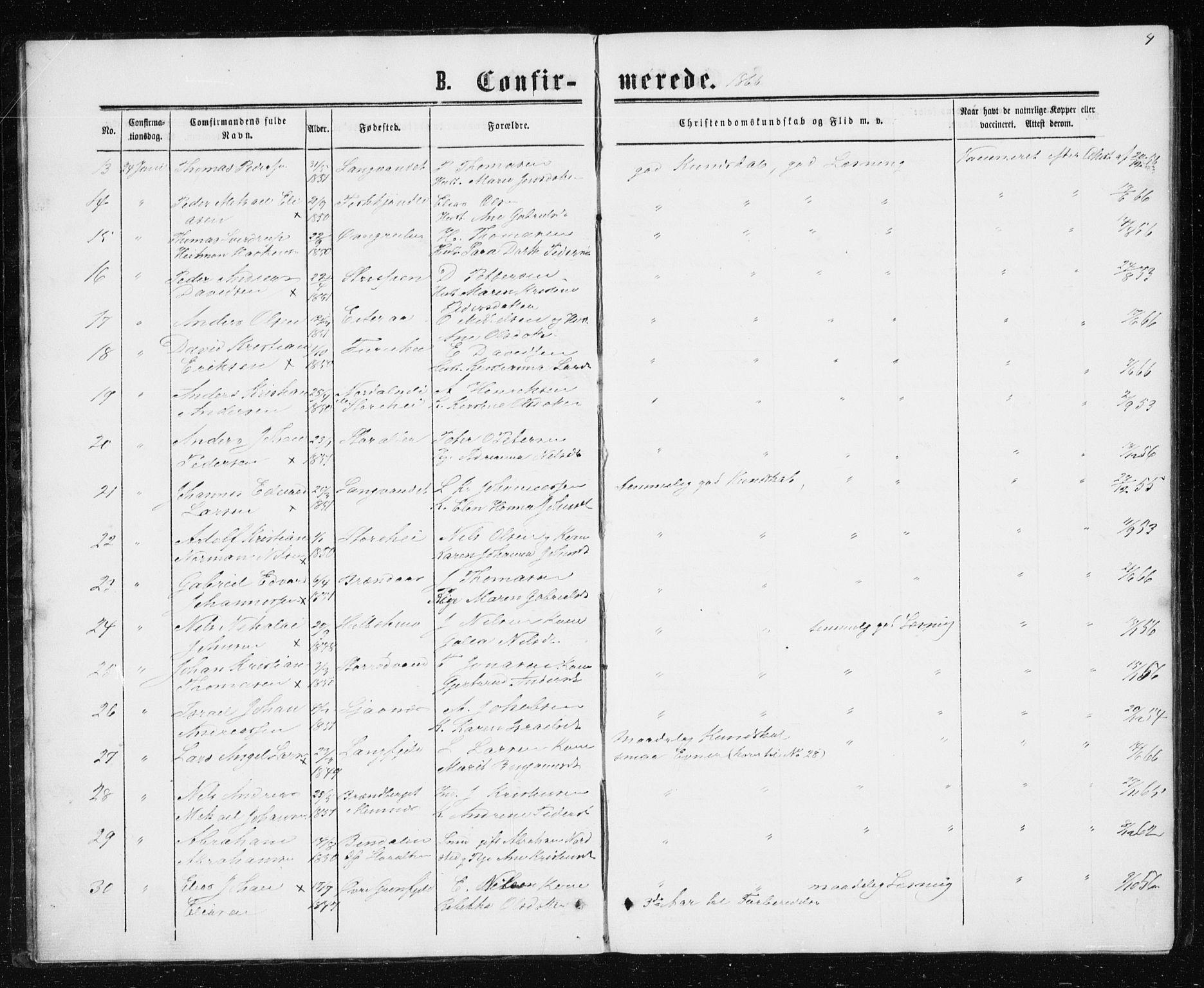 Ministerialprotokoller, klokkerbøker og fødselsregistre - Nordland, AV/SAT-A-1459/827/L0416: Parish register (copy) no. 827C05, 1865-1886, p. 4