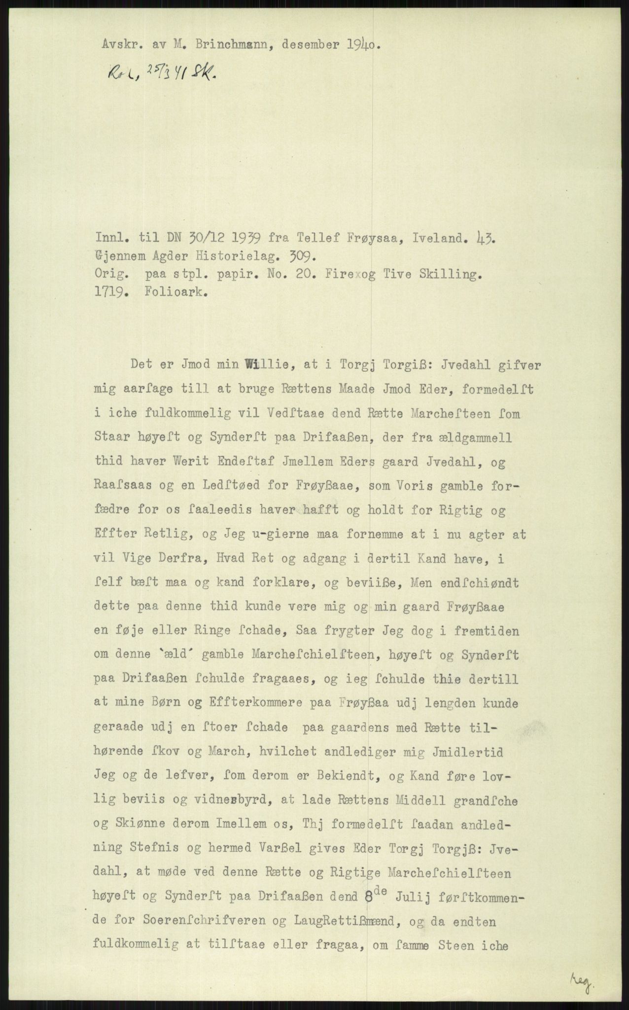 Samlinger til kildeutgivelse, Diplomavskriftsamlingen, AV/RA-EA-4053/H/Ha, p. 2356