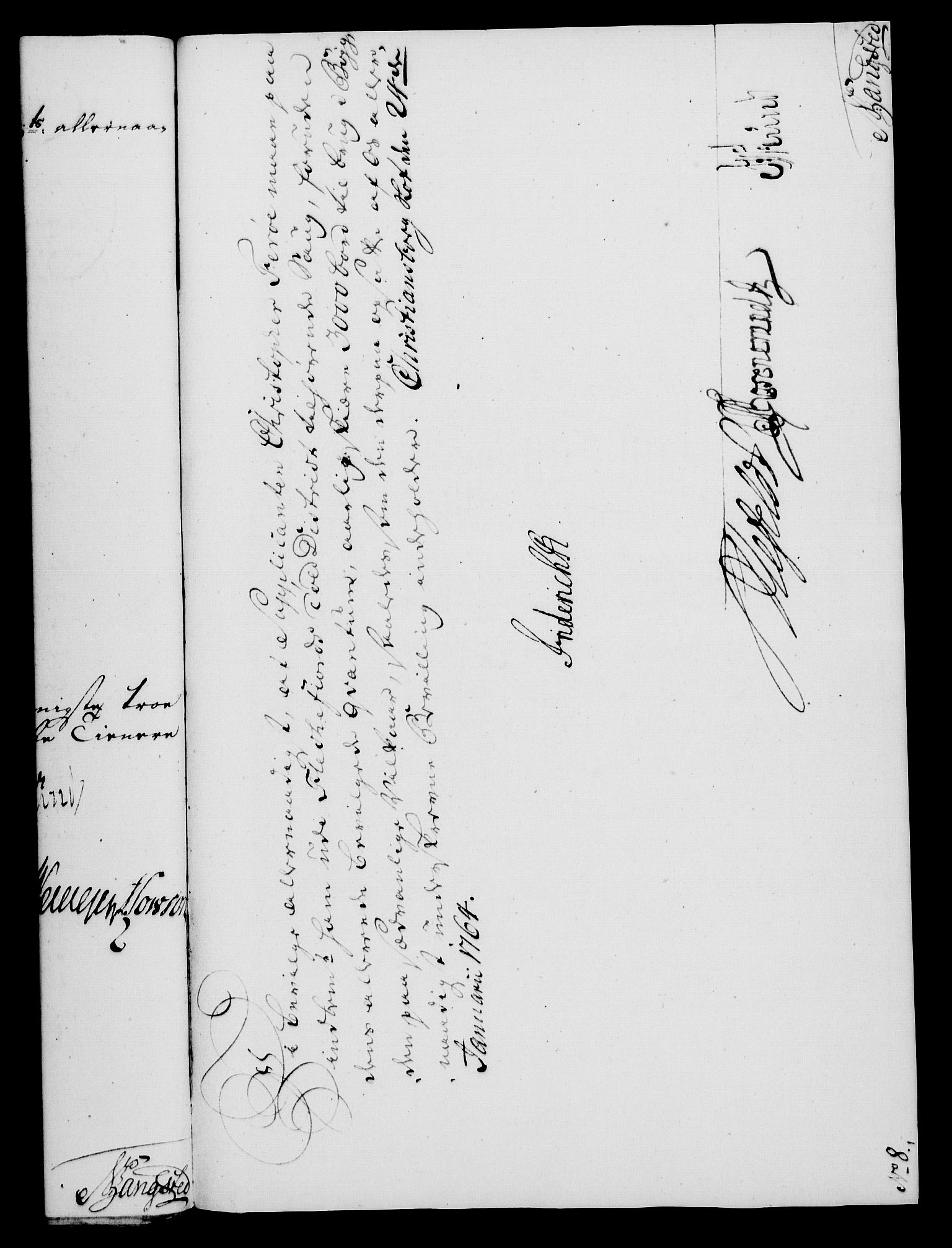 Rentekammeret, Kammerkanselliet, RA/EA-3111/G/Gf/Gfa/L0046: Norsk relasjons- og resolusjonsprotokoll (merket RK 52.46), 1764, p. 43