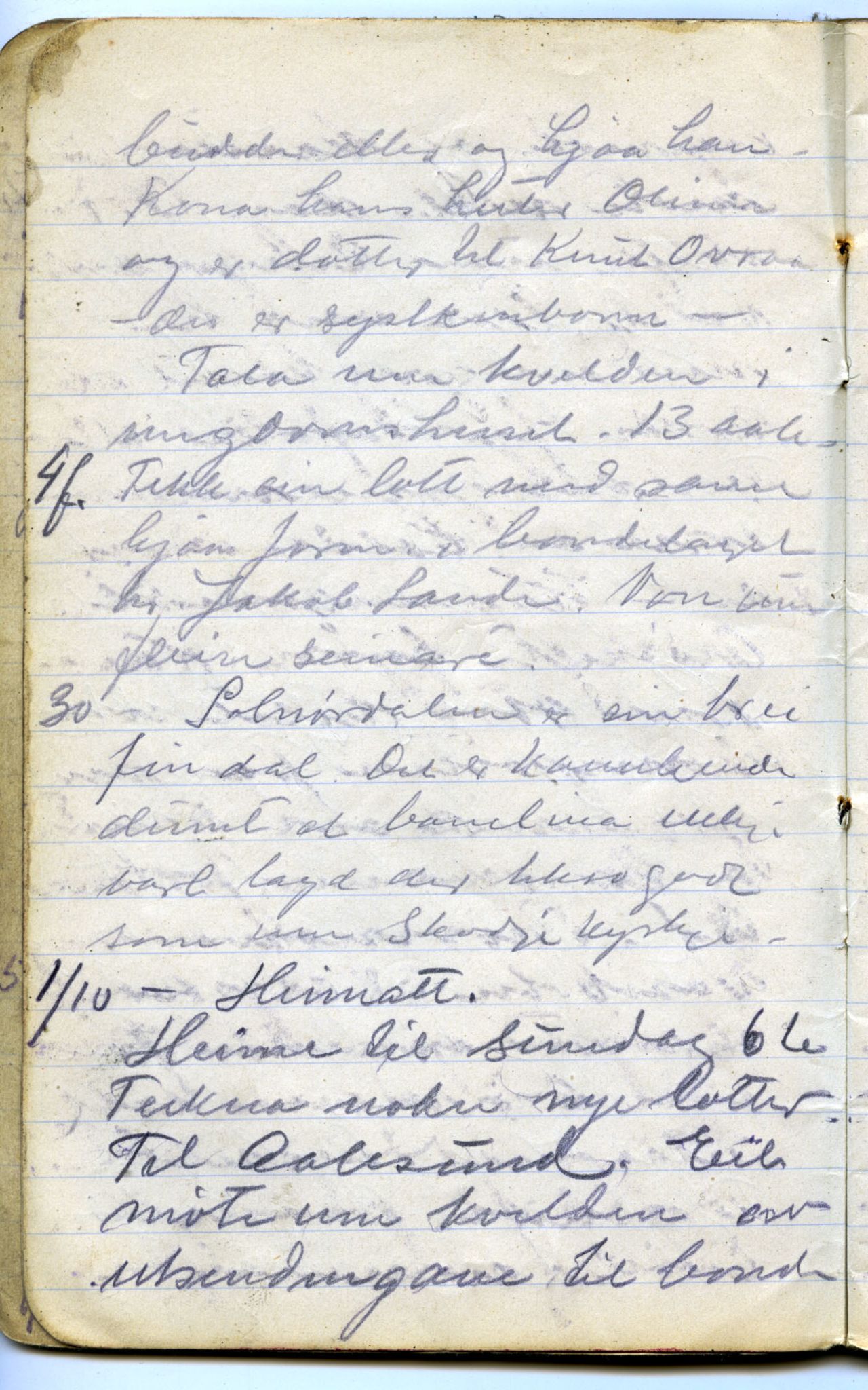 Gerhard Kjølås-arkivet, FMFB/A-1081/F/L0011: Bok IXa, 1918-1919