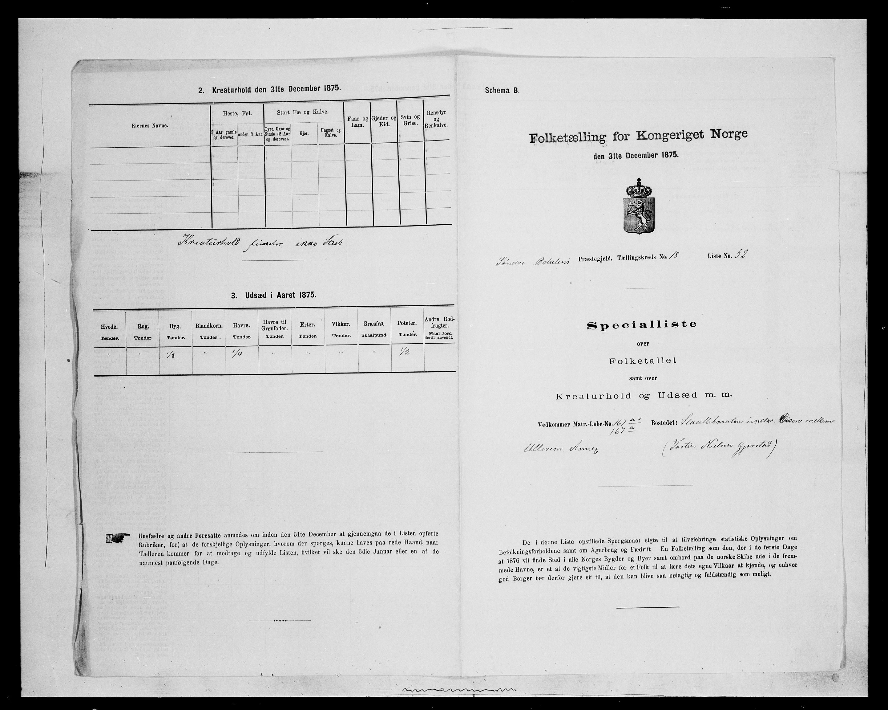 SAH, 1875 census for 0419P Sør-Odal, 1875, p. 1562