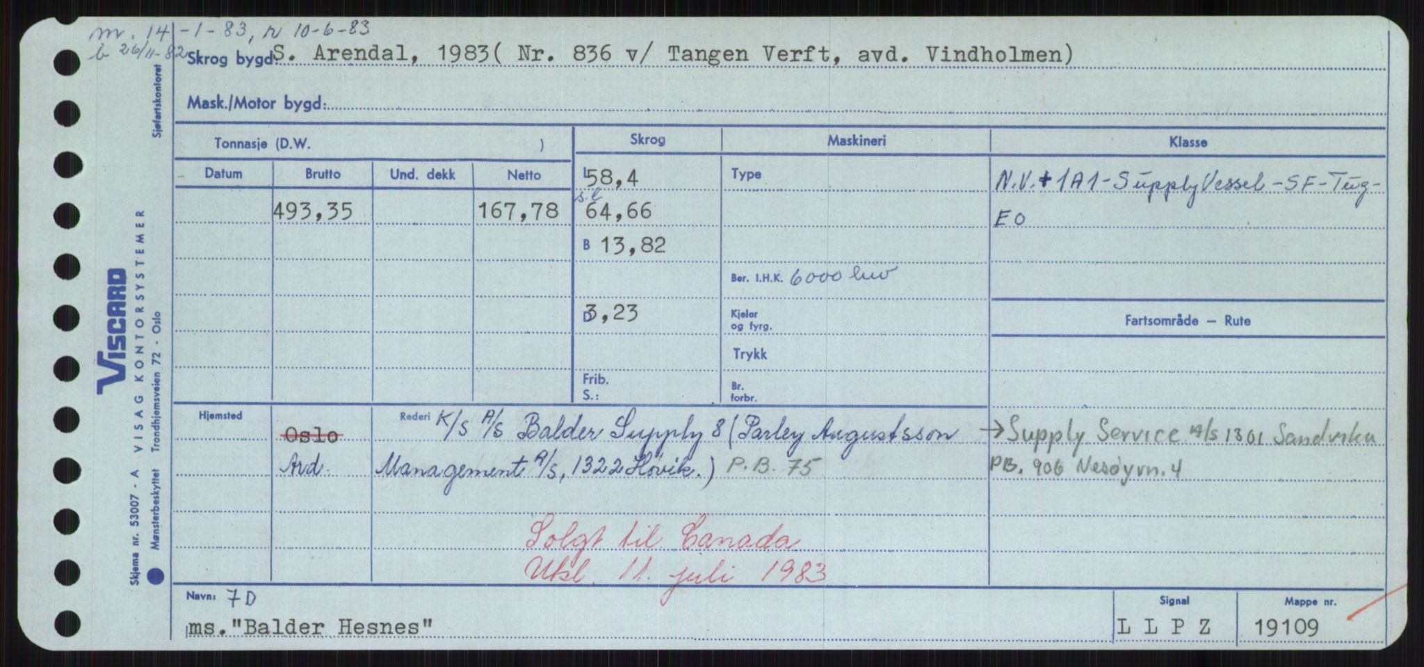 Sjøfartsdirektoratet med forløpere, Skipsmålingen, AV/RA-S-1627/H/Hd/L0003: Fartøy, B-Bev, p. 111