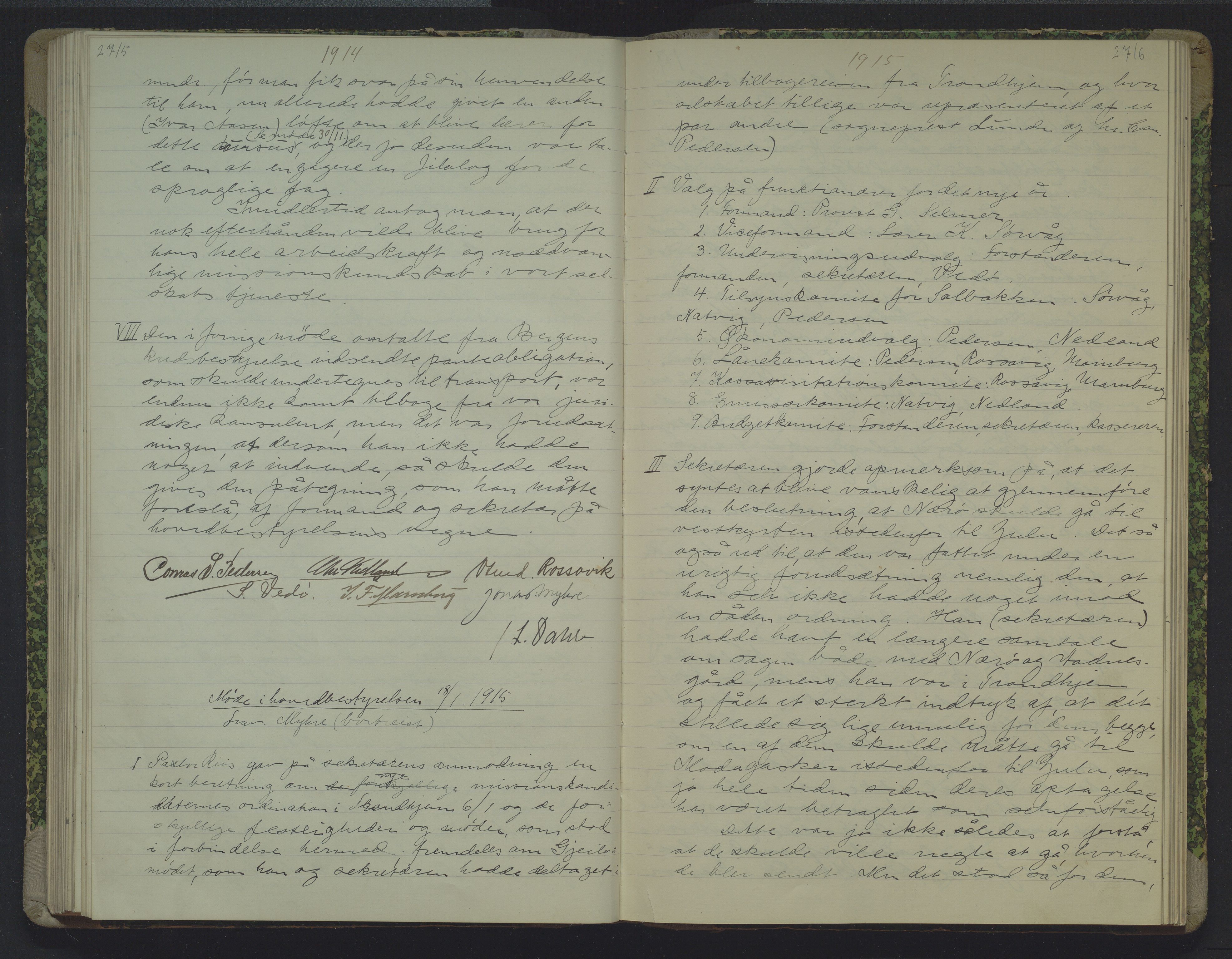 Det Norske Misjonsselskap - hovedadministrasjonen, VID/MA-A-1045/D/Da/Daa/L0021: Styreprotokoll nr. XV, 2. februar 1914 - 30. mars 1915, 1914-1915, p. 2715-2716
