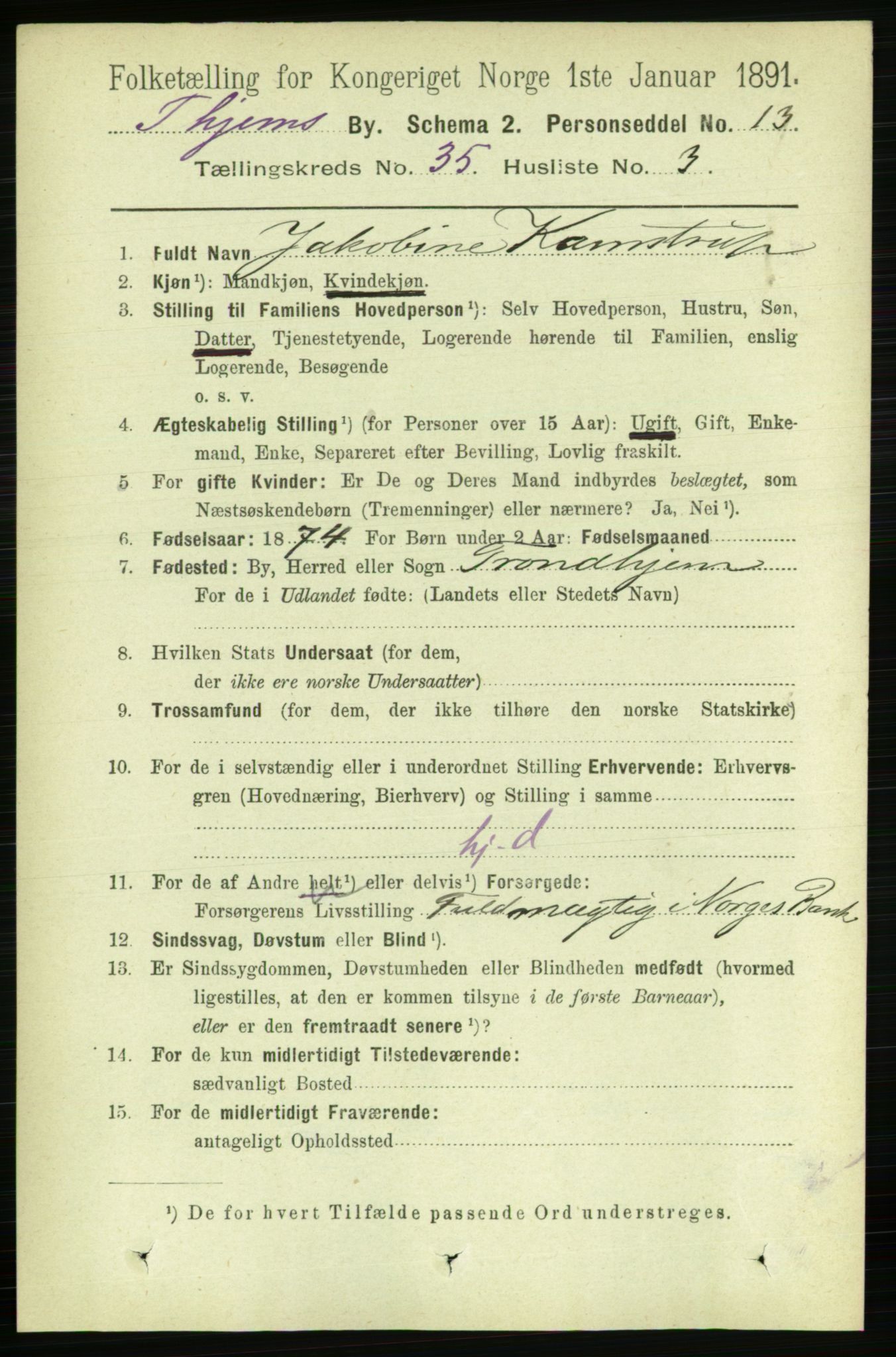 RA, 1891 census for 1601 Trondheim, 1891, p. 26283