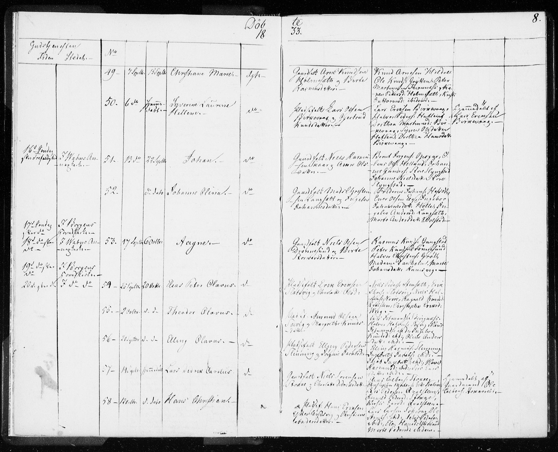 Ministerialprotokoller, klokkerbøker og fødselsregistre - Møre og Romsdal, AV/SAT-A-1454/528/L0414: Curate's parish register no. 528B02, 1833-1844, p. 8