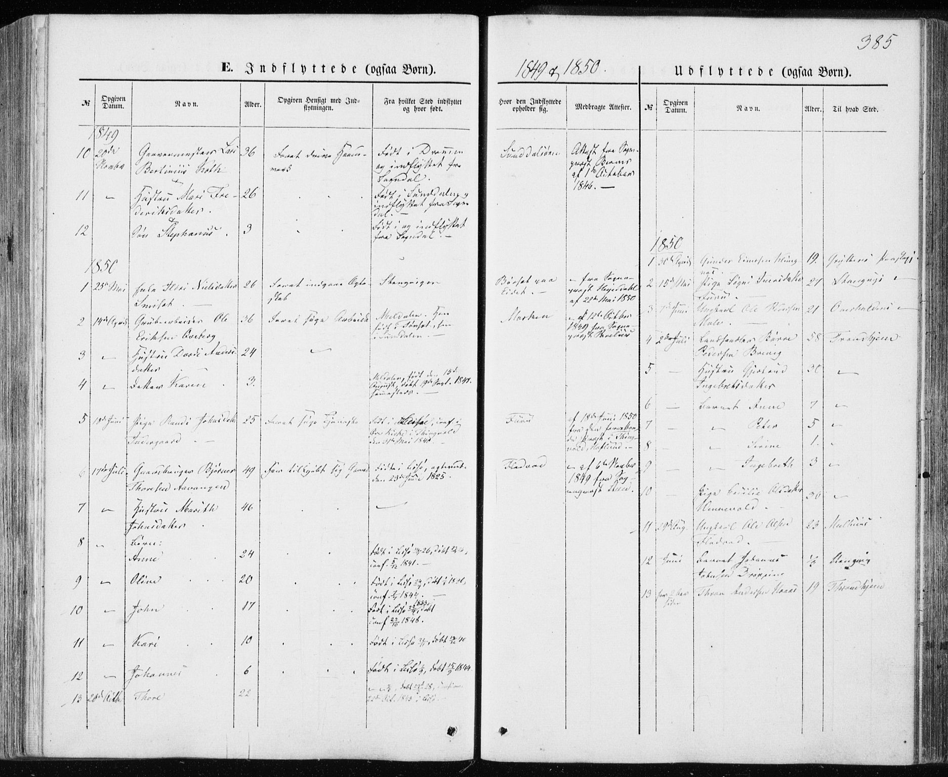 Ministerialprotokoller, klokkerbøker og fødselsregistre - Møre og Romsdal, SAT/A-1454/590/L1013: Parish register (official) no. 590A05, 1847-1877, p. 385