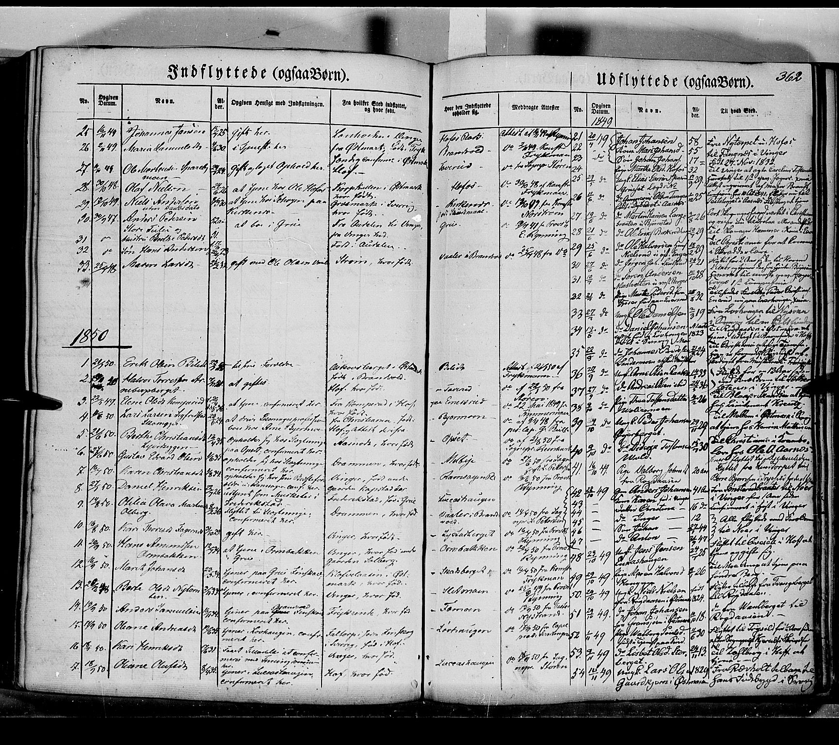 Grue prestekontor, SAH/PREST-036/H/Ha/Haa/L0008: Parish register (official) no. 8, 1847-1858, p. 362