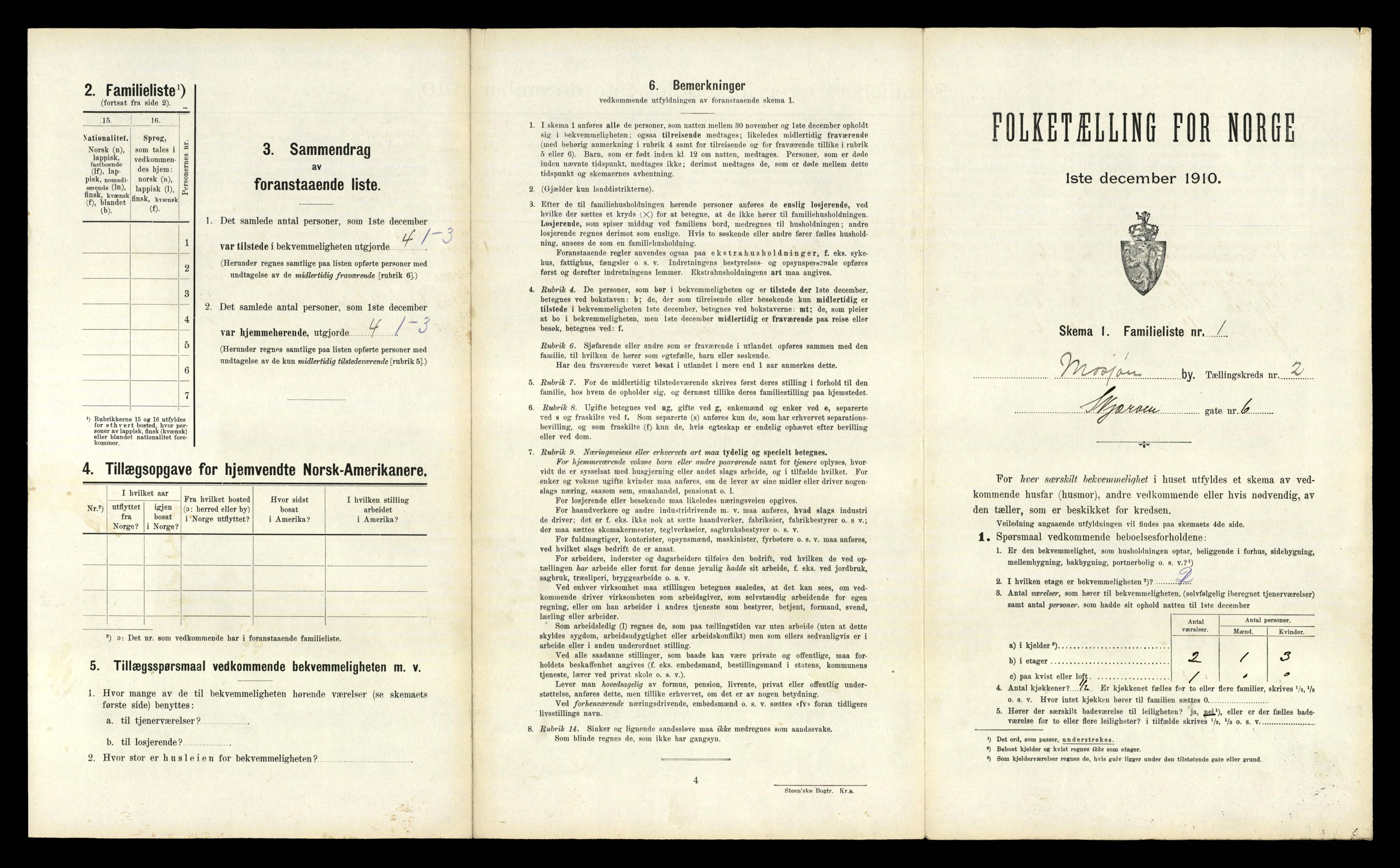 RA, 1910 census for Mosjøen, 1910, p. 767