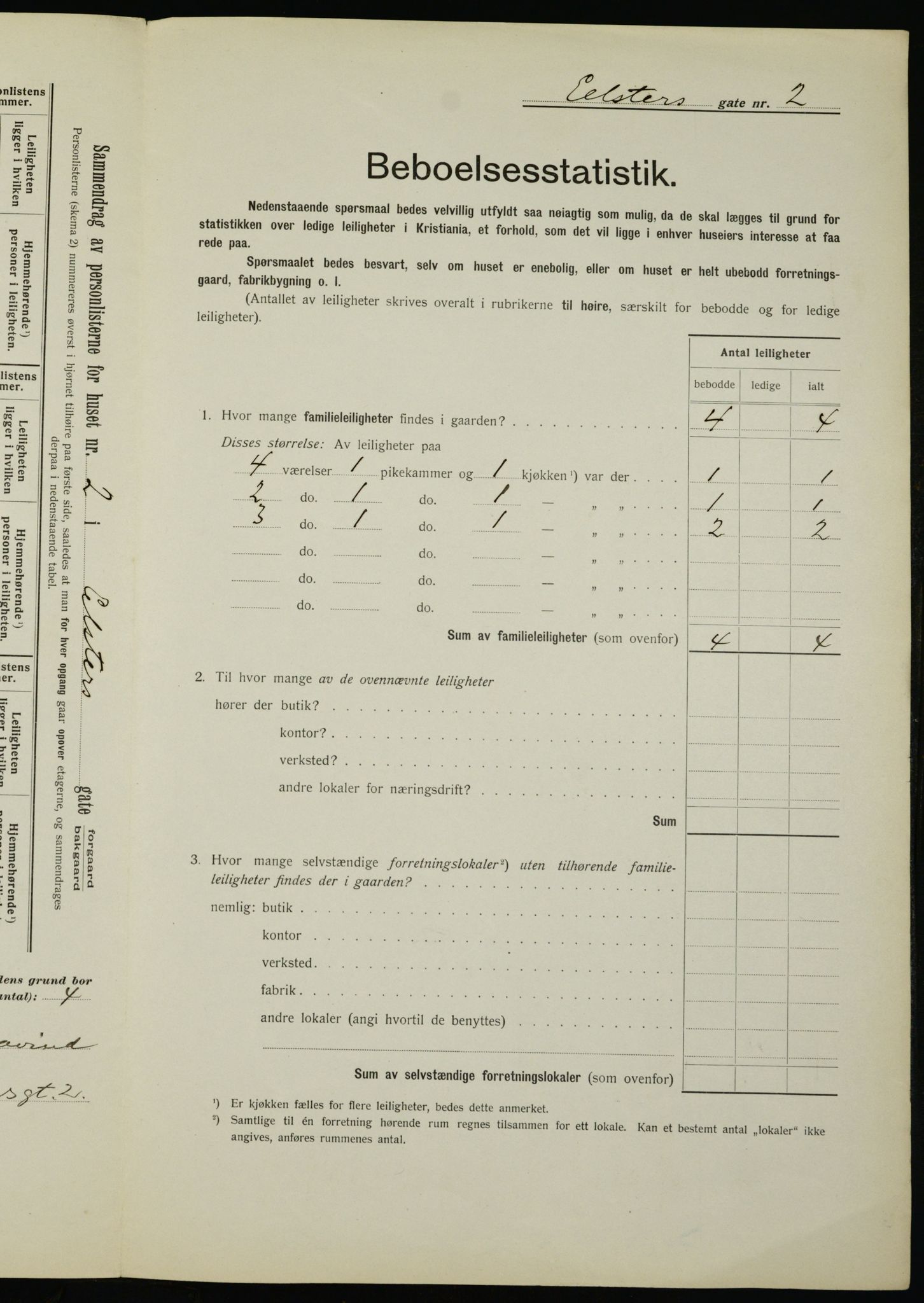 OBA, Municipal Census 1912 for Kristiania, 1912, p. 20805