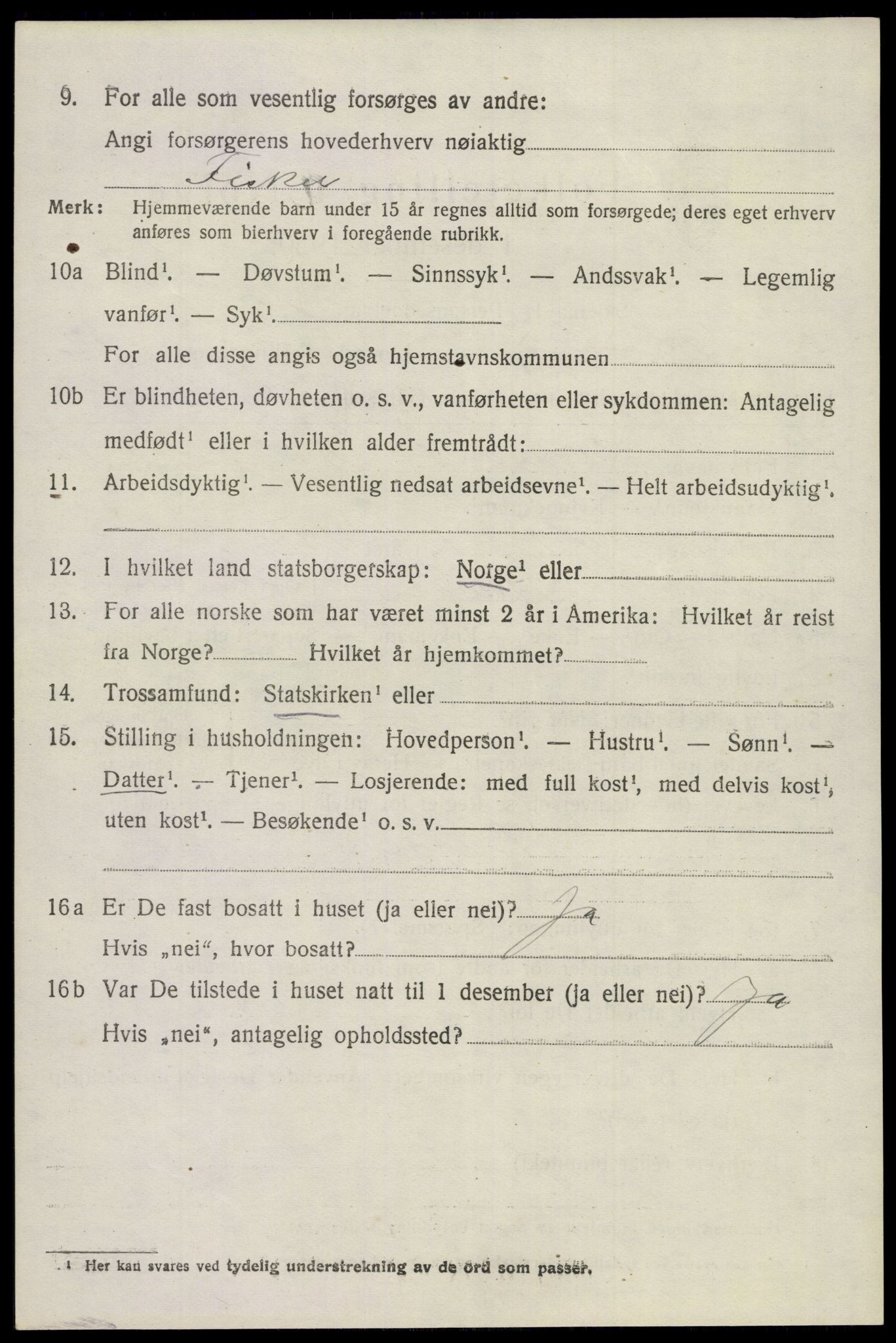 SAKO, 1920 census for Skåtøy, 1920, p. 9037