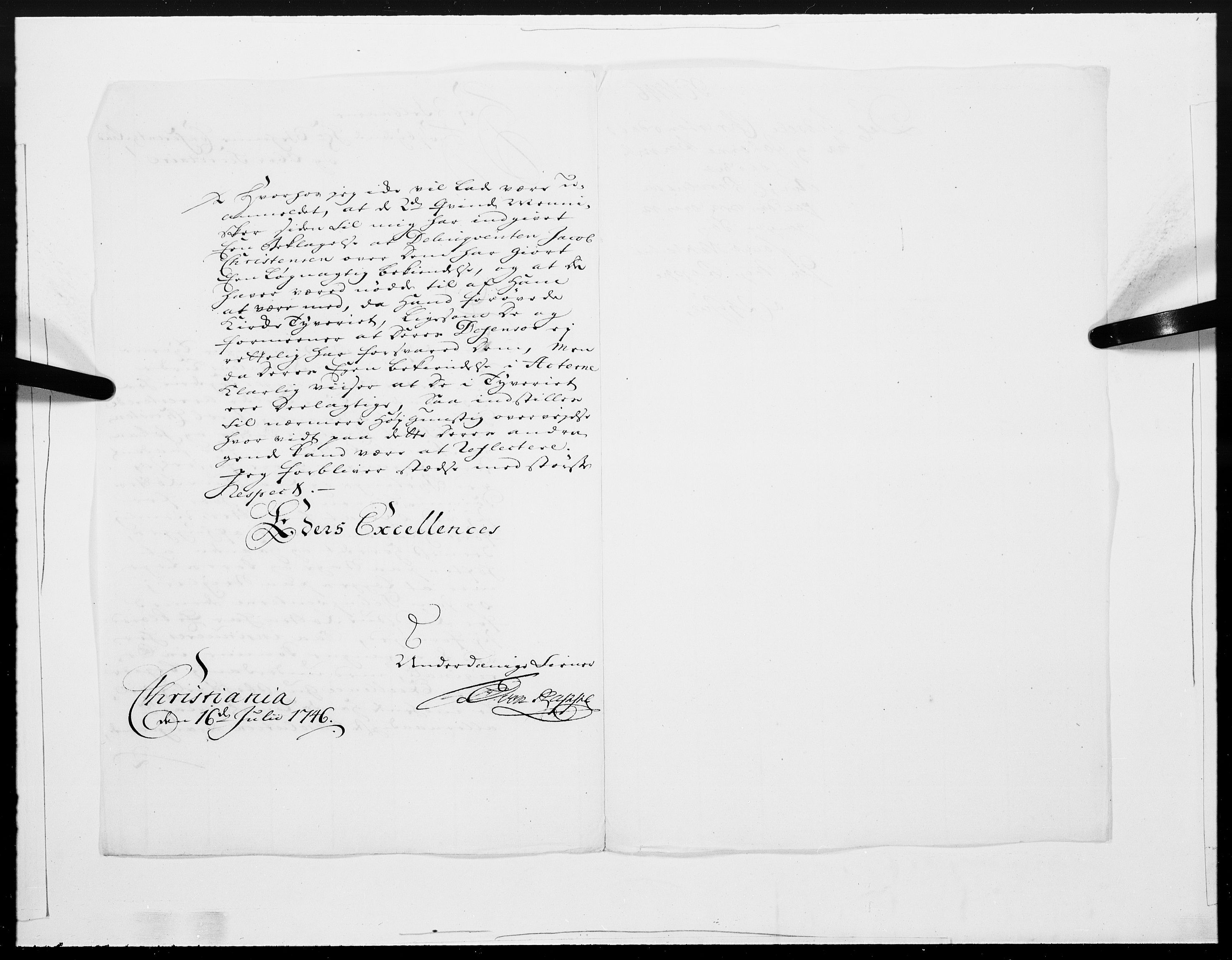 Danske Kanselli 1572-1799, AV/RA-EA-3023/F/Fc/Fcc/Fcca/L0145: Norske innlegg 1572-1799, 1746, p. 101