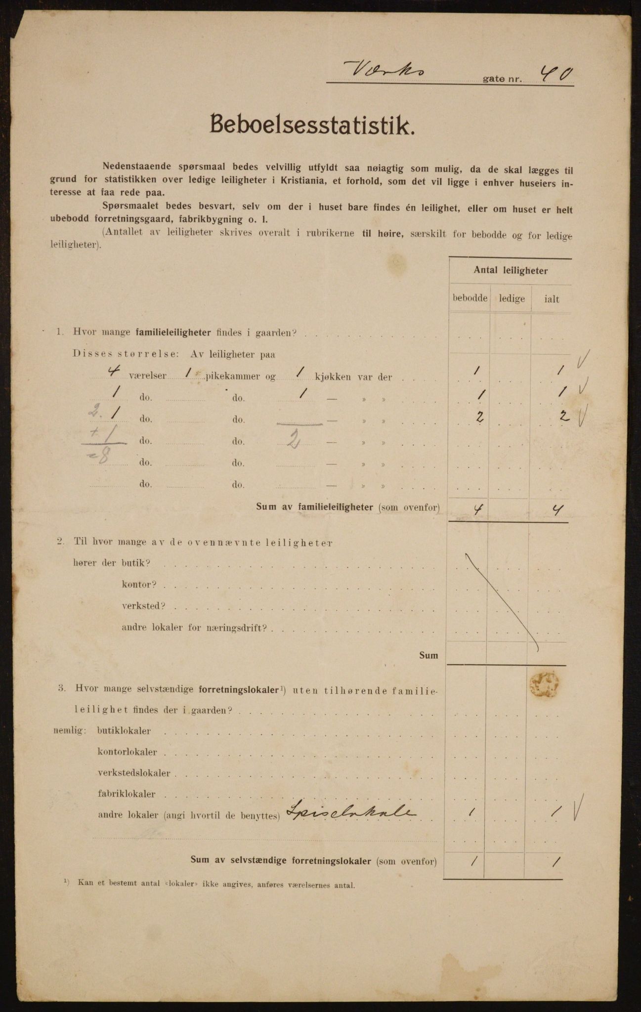 OBA, Municipal Census 1910 for Kristiania, 1910, p. 115935