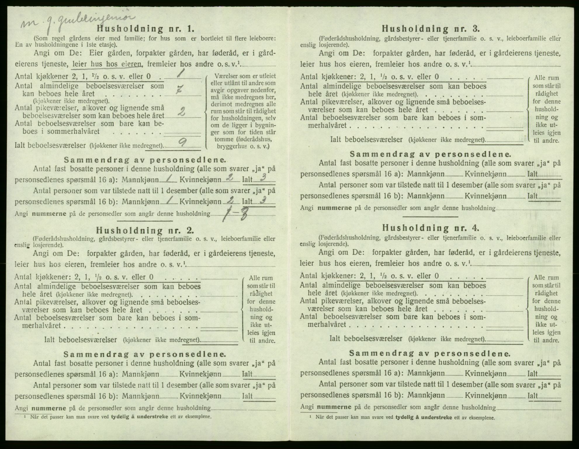 SAB, 1920 census for Stord, 1920, p. 530