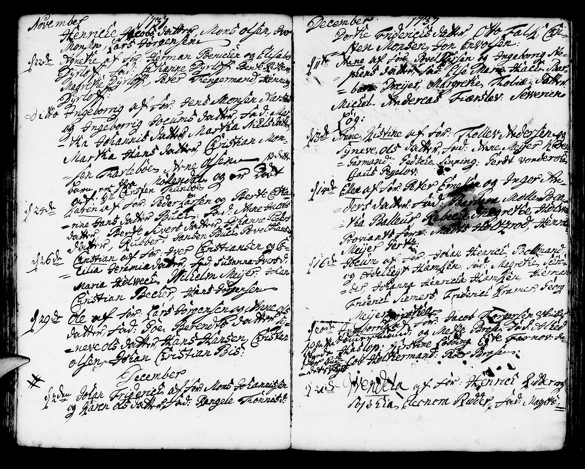 Korskirken sokneprestembete, AV/SAB-A-76101/H/Haa/L0004: Parish register (official) no. A 4, 1720-1750, p. 184