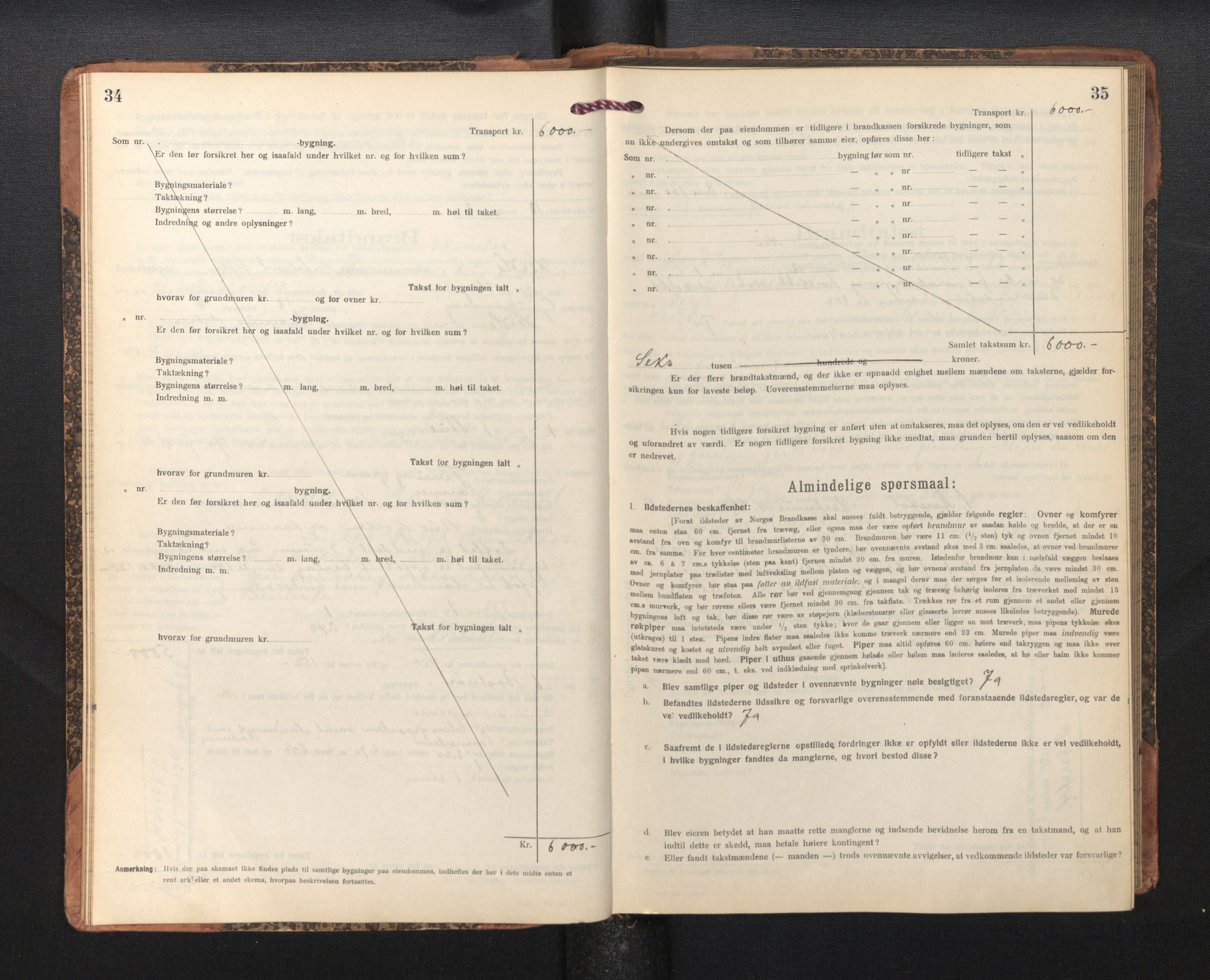 Lensmannen i Herdla, AV/SAB-A-32901/0012/L0004:  Branntakstprotokoll skjematakst, 1916-1954, p. 34-35