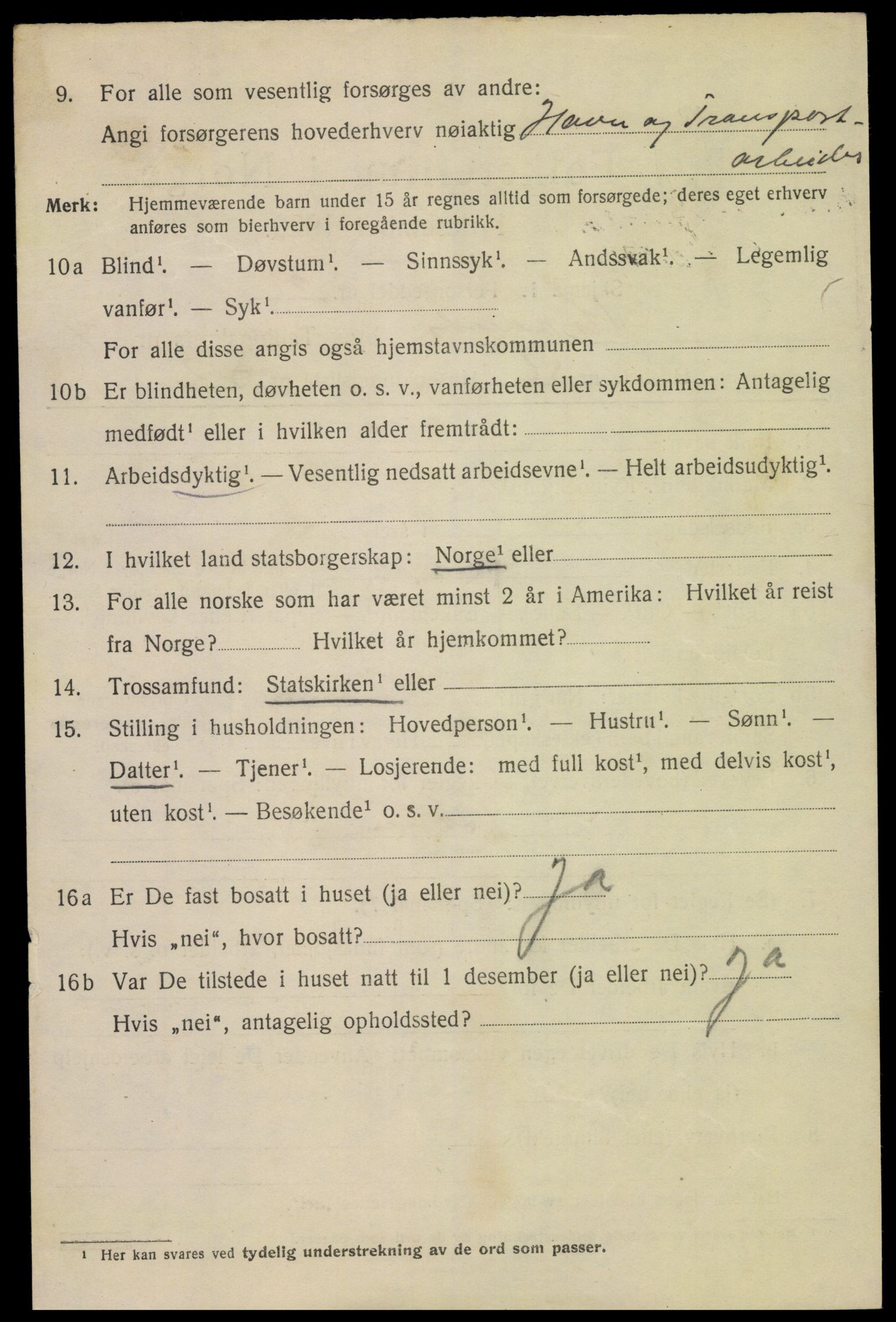 SAK, 1920 census for Kristiansand, 1920, p. 29984