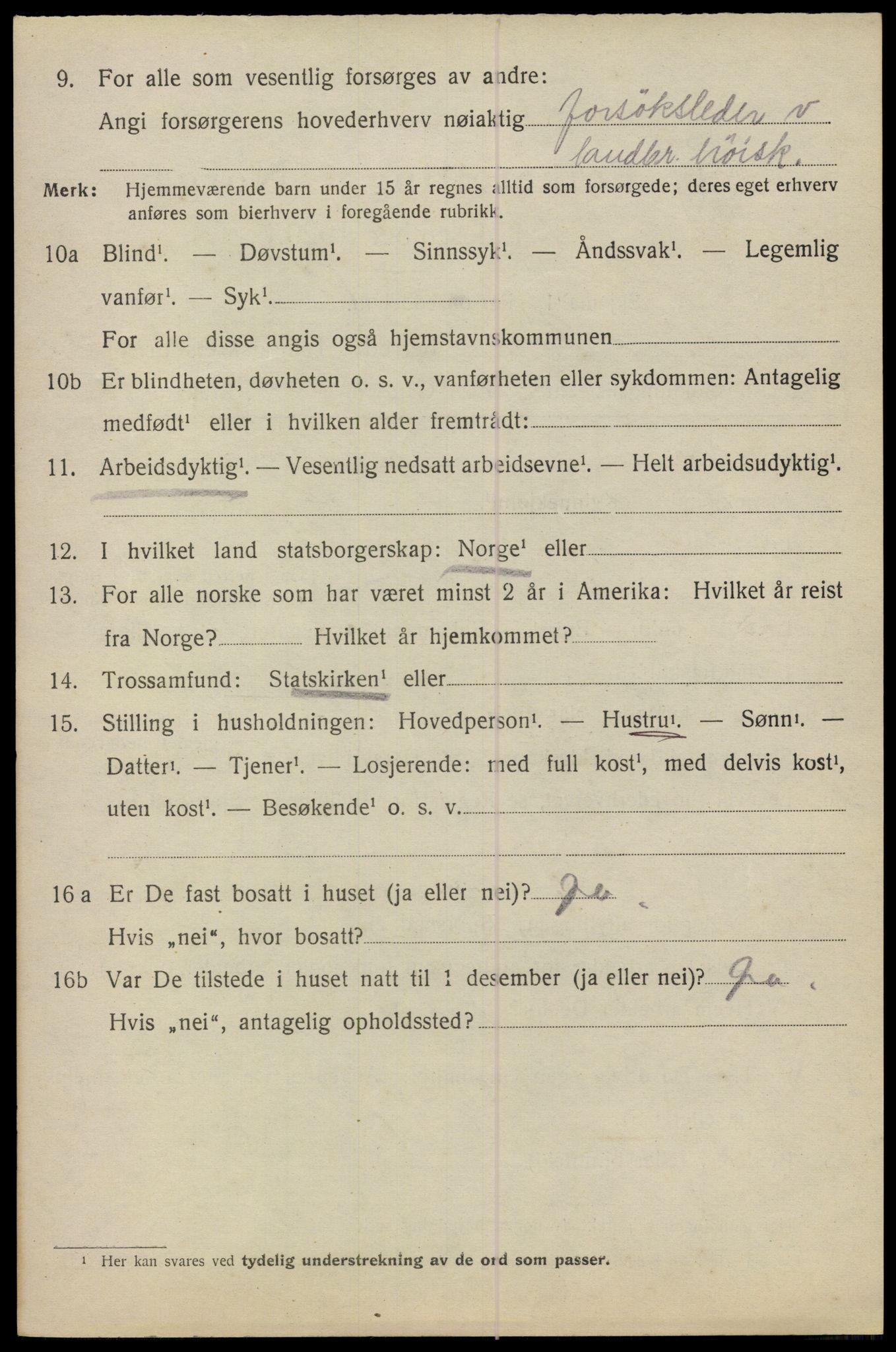 SAO, 1920 census for Ås, 1920, p. 4449