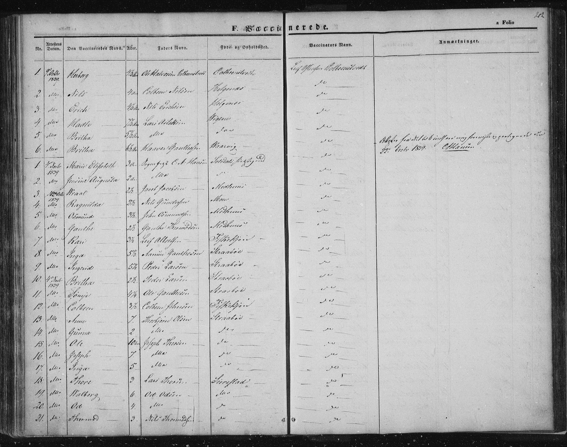 Suldal sokneprestkontor, SAST/A-101845/01/IV/L0008: Parish register (official) no. A 8, 1836-1853, p. 202