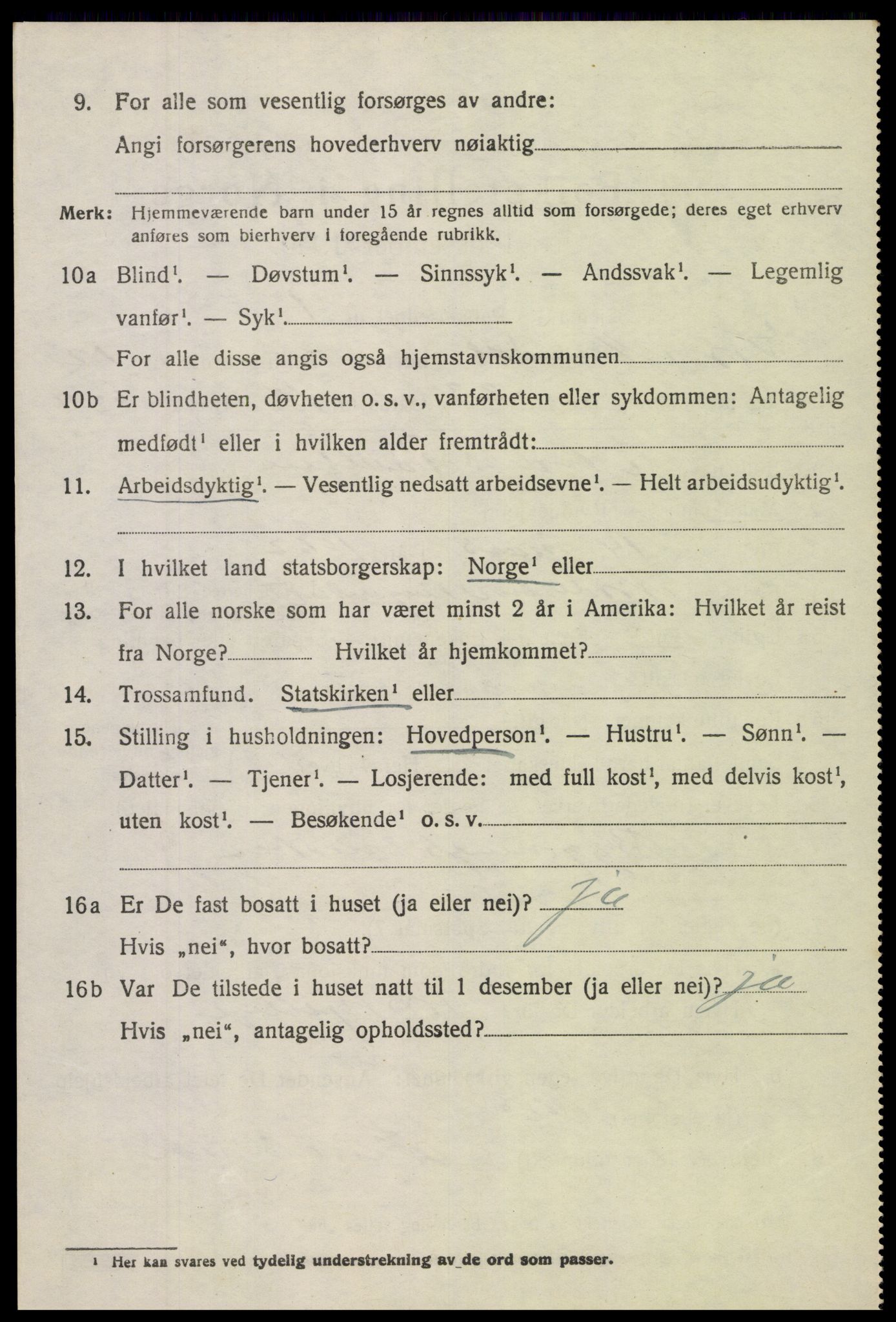 SAH, 1920 census for Sør-Aurdal, 1920, p. 6992