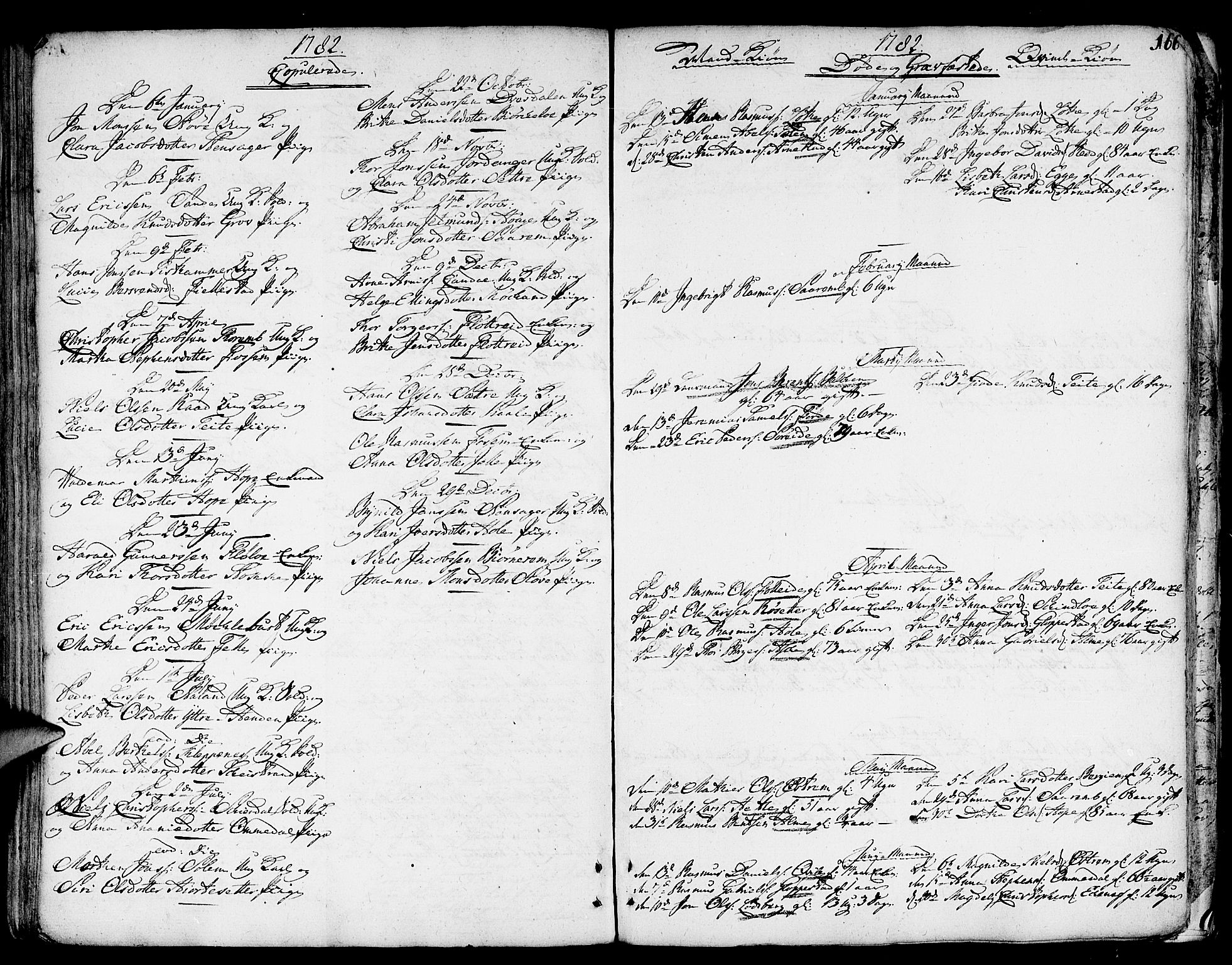 Gloppen sokneprestembete, AV/SAB-A-80101/H/Haa/Haaa/L0004: Parish register (official) no. A 4, 1758-1784, p. 166