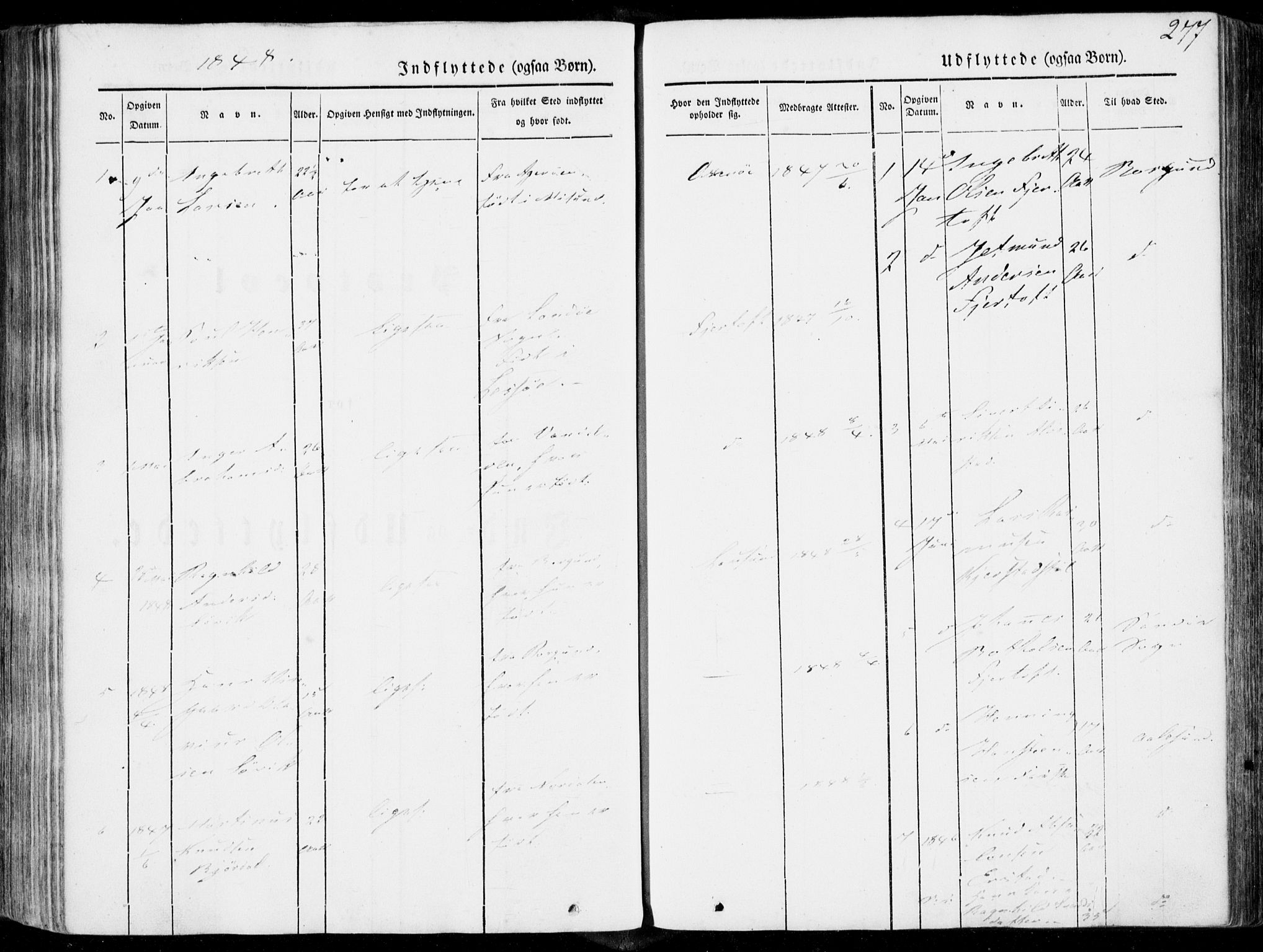 Ministerialprotokoller, klokkerbøker og fødselsregistre - Møre og Romsdal, SAT/A-1454/536/L0497: Parish register (official) no. 536A06, 1845-1865, p. 277