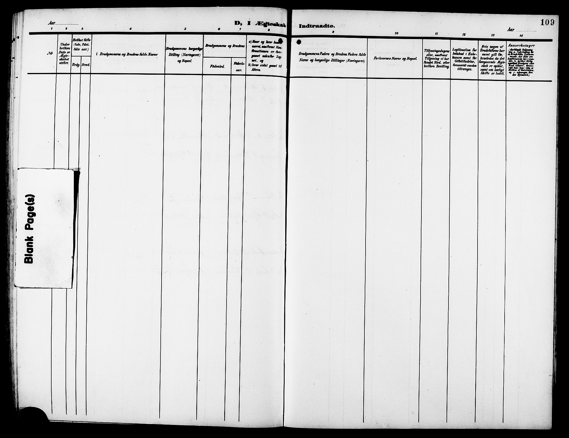 Ministerialprotokoller, klokkerbøker og fødselsregistre - Møre og Romsdal, SAT/A-1454/525/L0377: Parish register (copy) no. 525C03, 1903-1917, p. 109