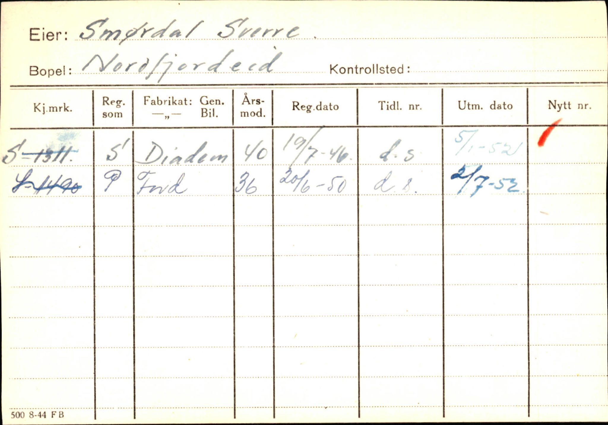 Statens vegvesen, Sogn og Fjordane vegkontor, AV/SAB-A-5301/4/F/L0129: Eigarregistrer Eid A-S, 1945-1975, p. 2527